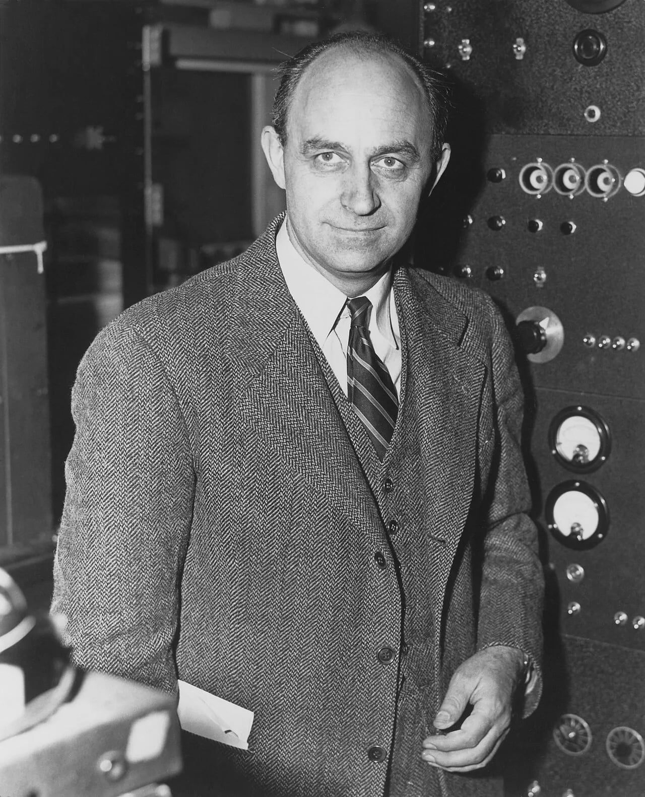 Porträt von Enrico Fermi (1901–1954) – Gedenkseite