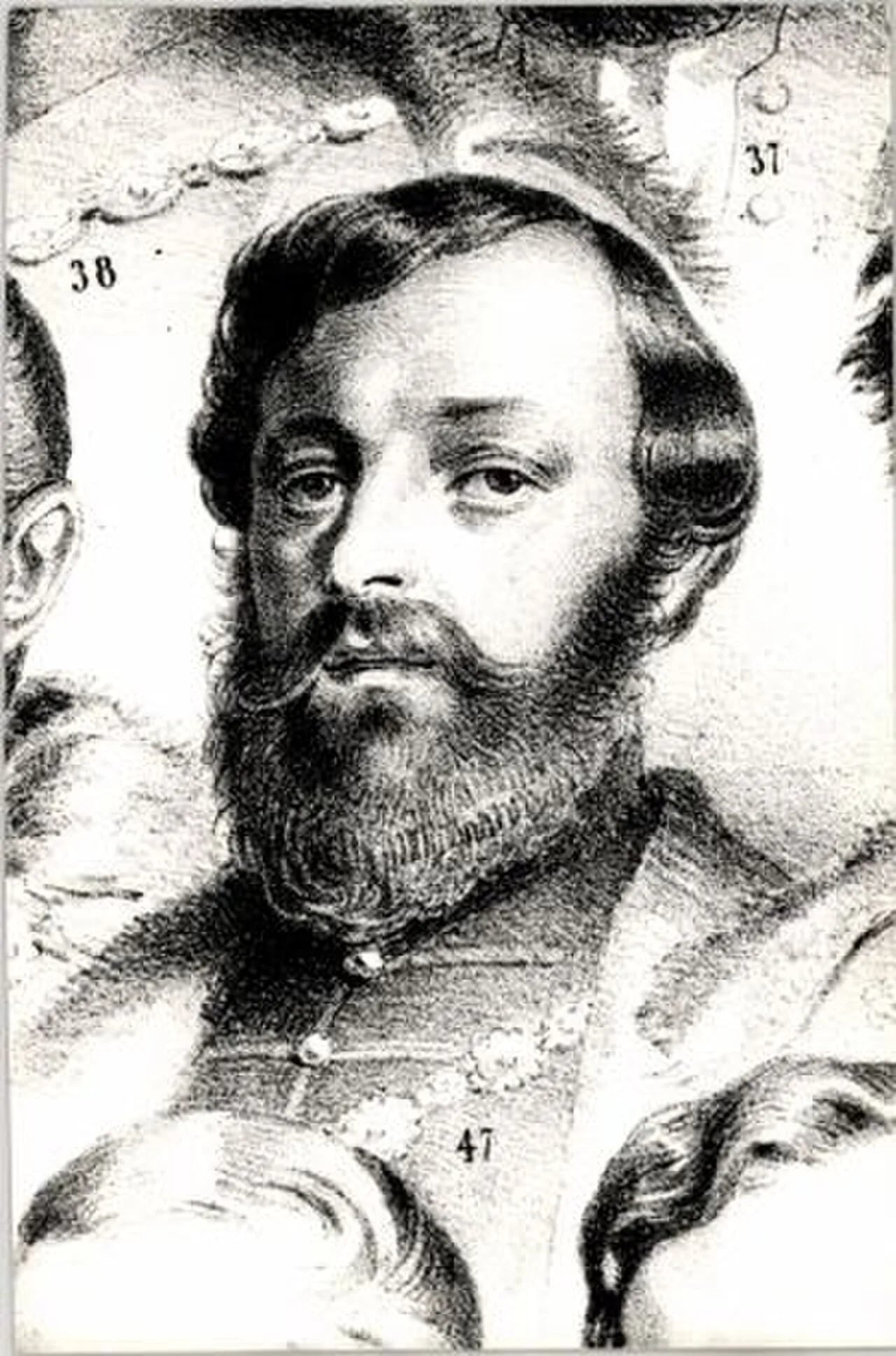 Portrait of Pál Csúzy (1819–1850) – memorial page