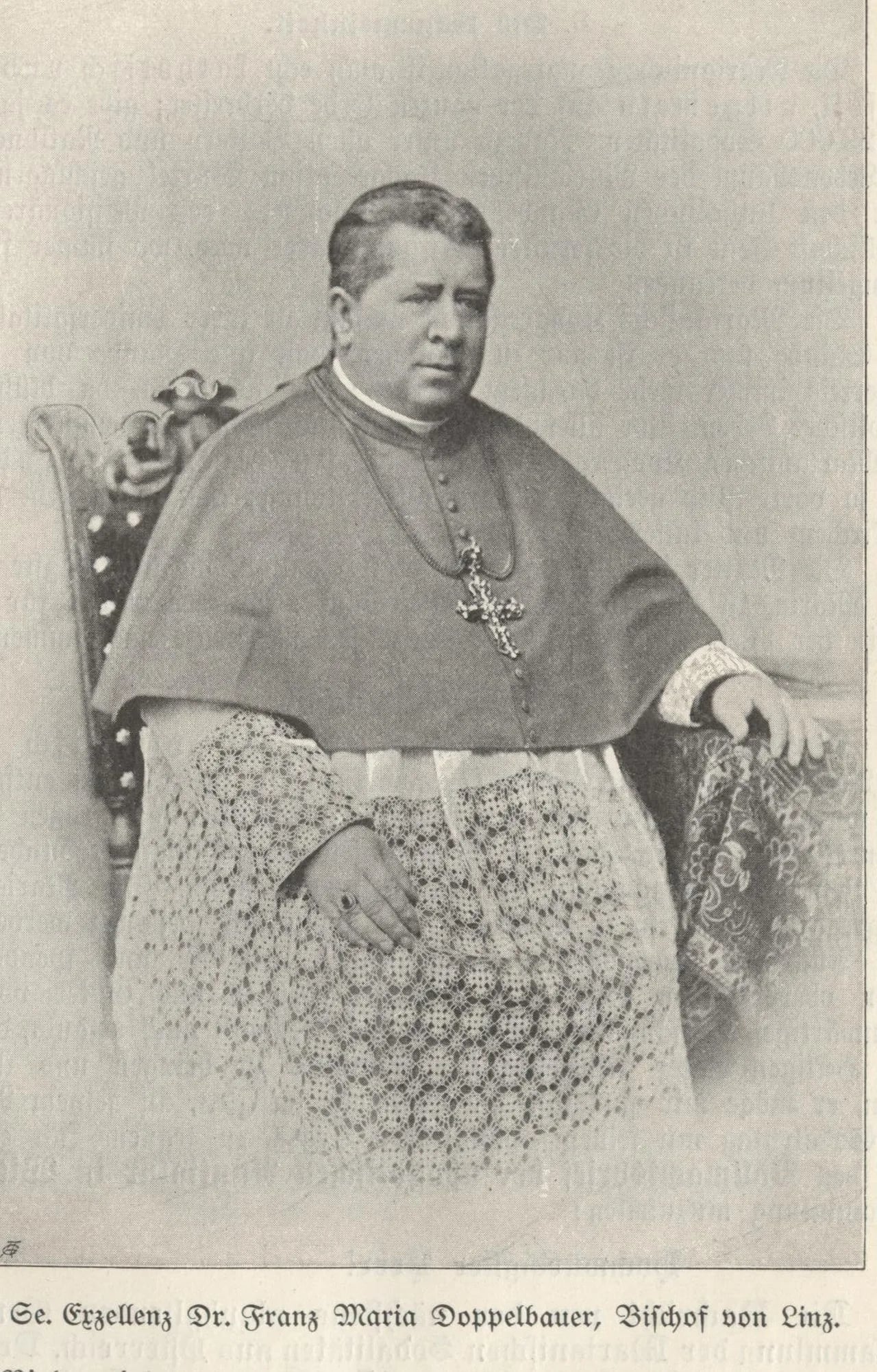 Porträt von Franz Maria Doppelbauer (1845–1908) – Gedenkseite