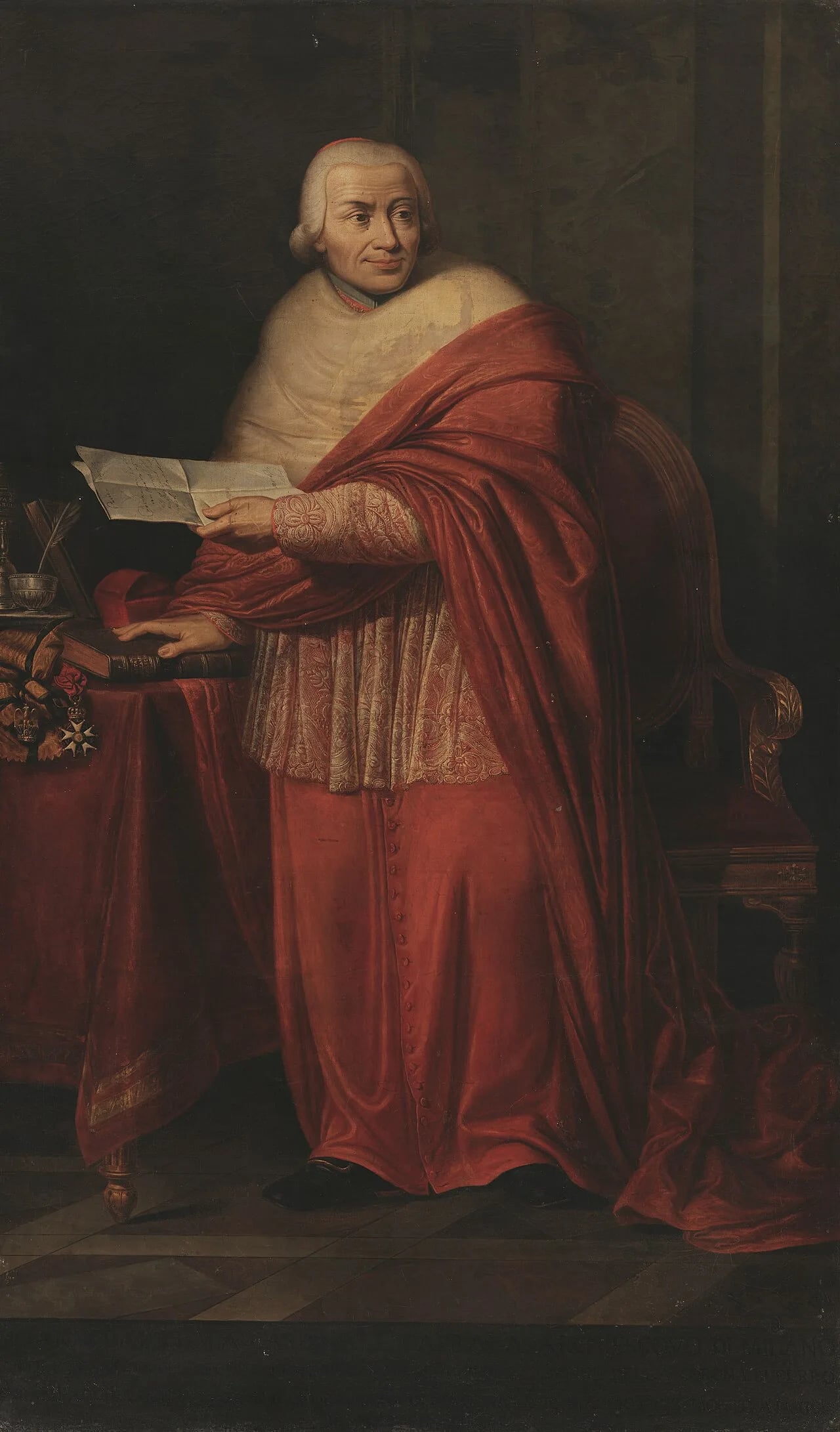 Porträt von Giovanni Battista Caprara (1733–1810) – Gedenkseite