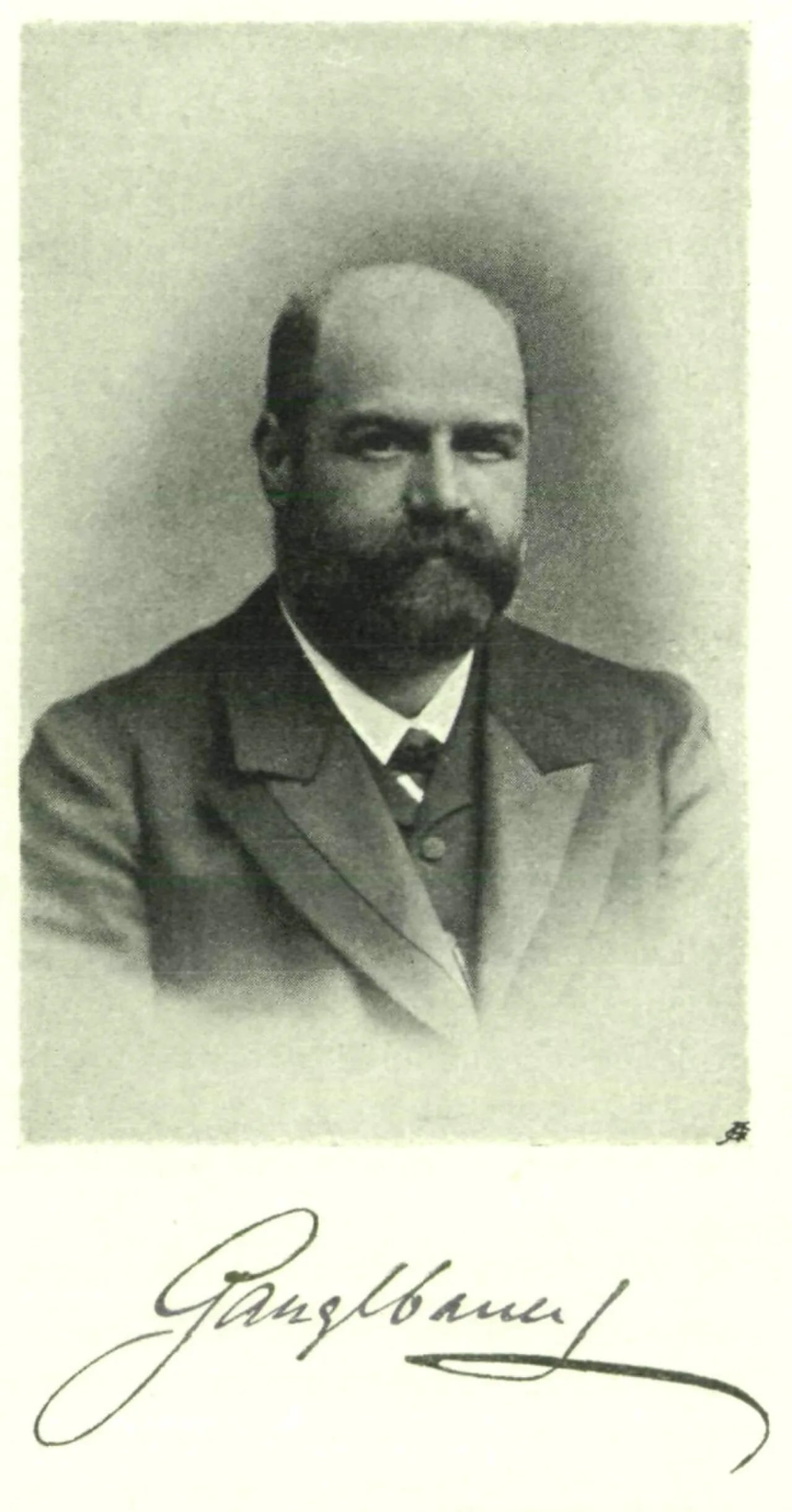 Porträt von Ludwig Ganglbauer (1856–1912) – Gedenkseite
