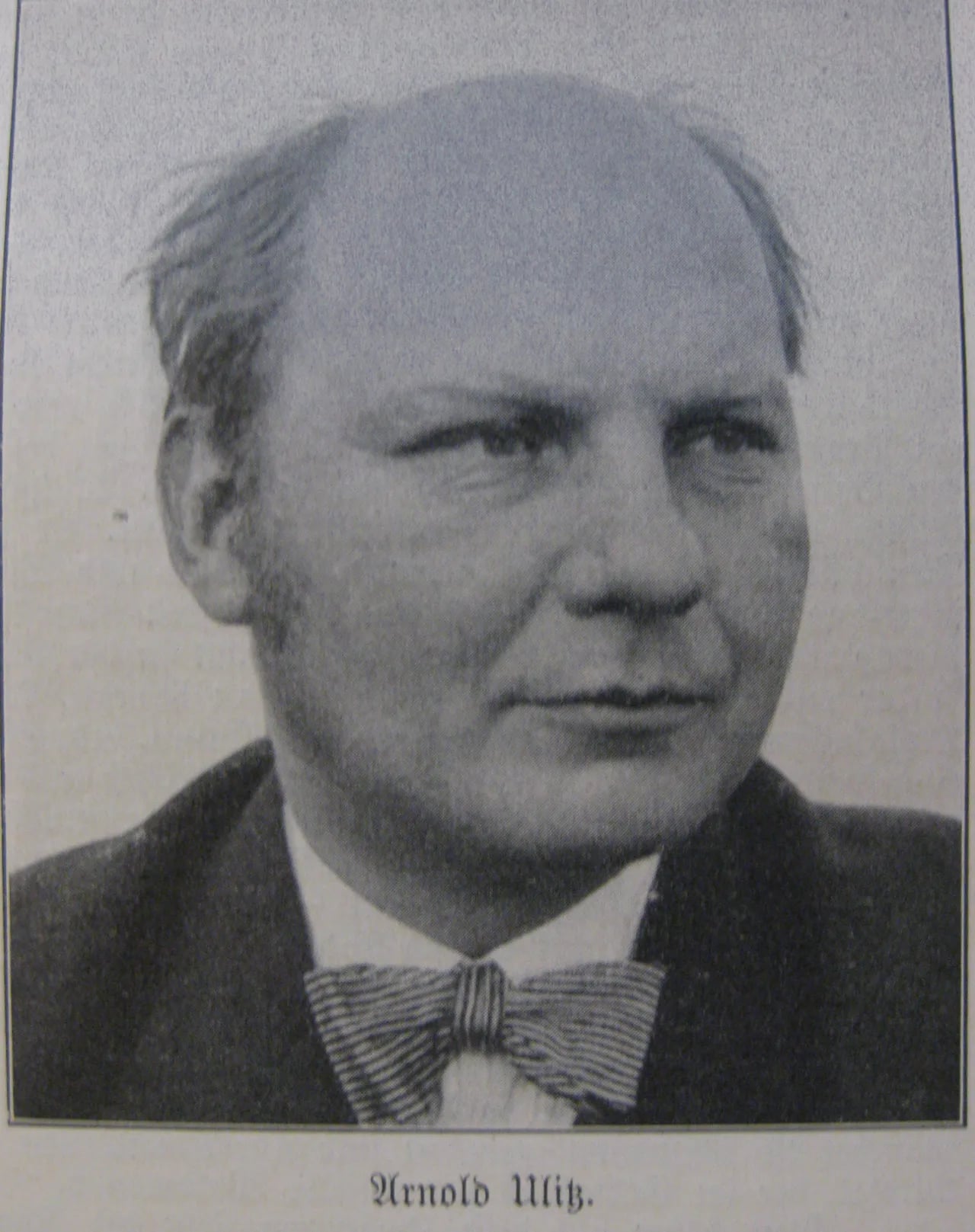Porträt von Arnold Ulitz (1888–1971) – Gedenkseite