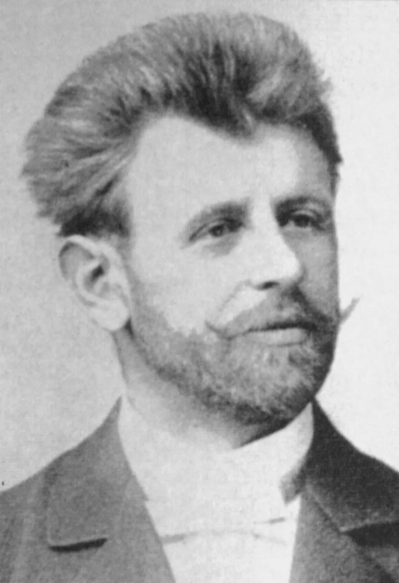 Porträt von Johann Nepomuk Krieger (1865–1902) – Gedenkseite