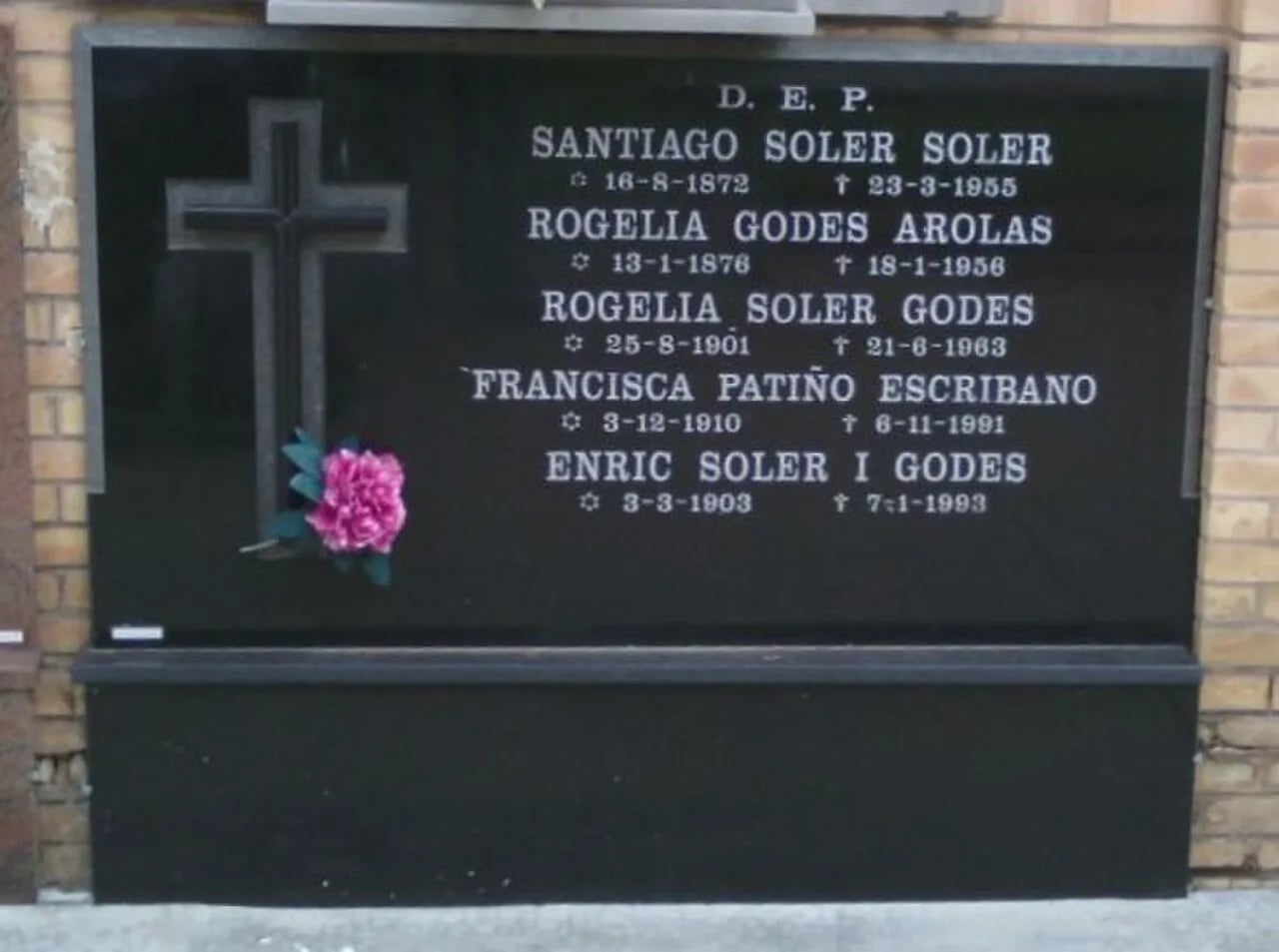 Porträt von Enric Soler i Godes (1903–1993) – Gedenkseite