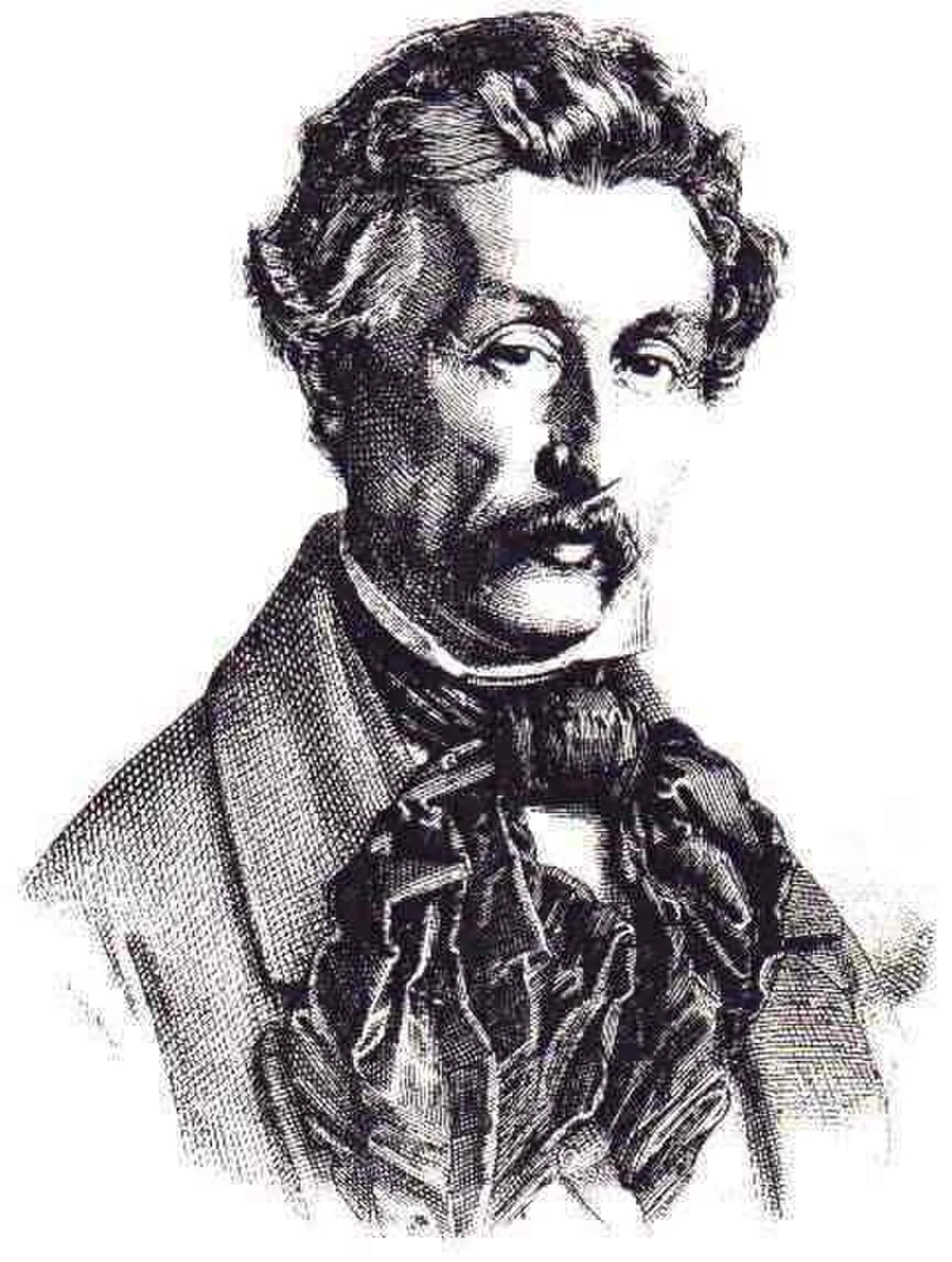 Porträt von Carl Baunscheidt (1809–1872) – Gedenkseite