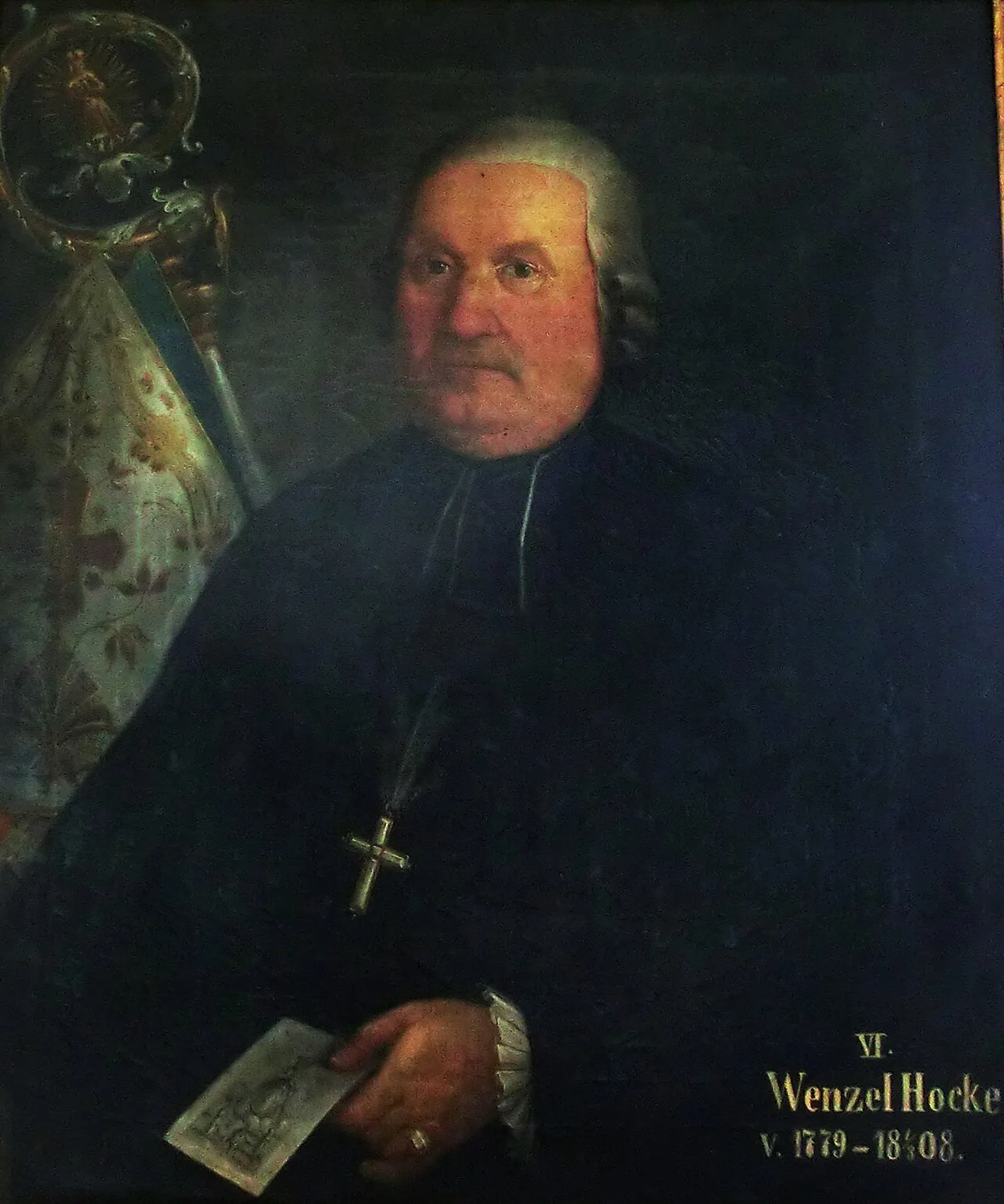 Porträt von Wenzel Hocke (1732–1808) – Gedenkseite