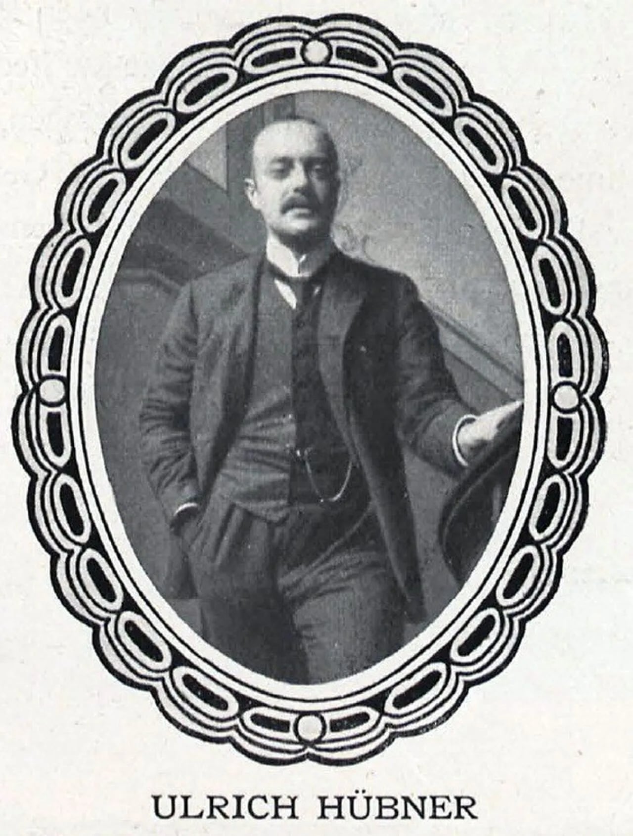Portrait of Ulrich Hübner (1872–1932) – memorial page