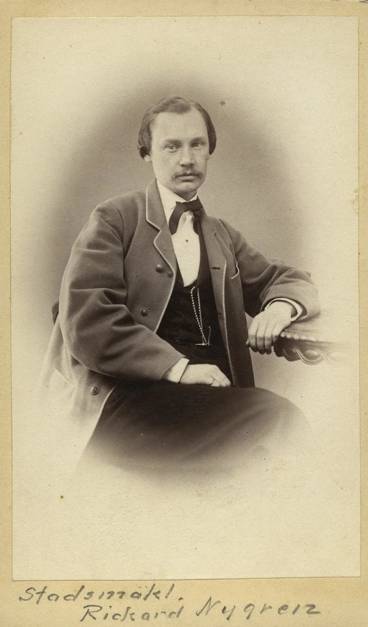 Portrait of Richard August Nygren (1838–1886) – memorial page