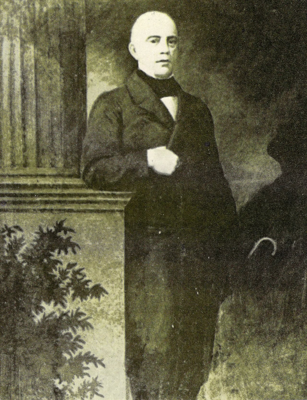 Porträt von Francisco Ruiz Tagle (1790–1860) – Gedenkseite
