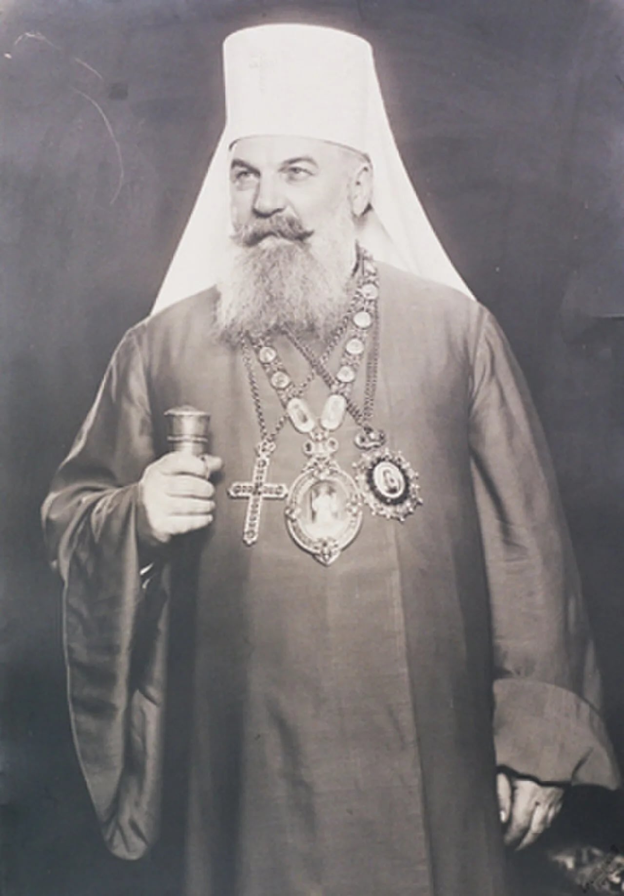 Porträt von Gavrilo, Serbien, Patriarch (1881–1950) – Gedenkseite