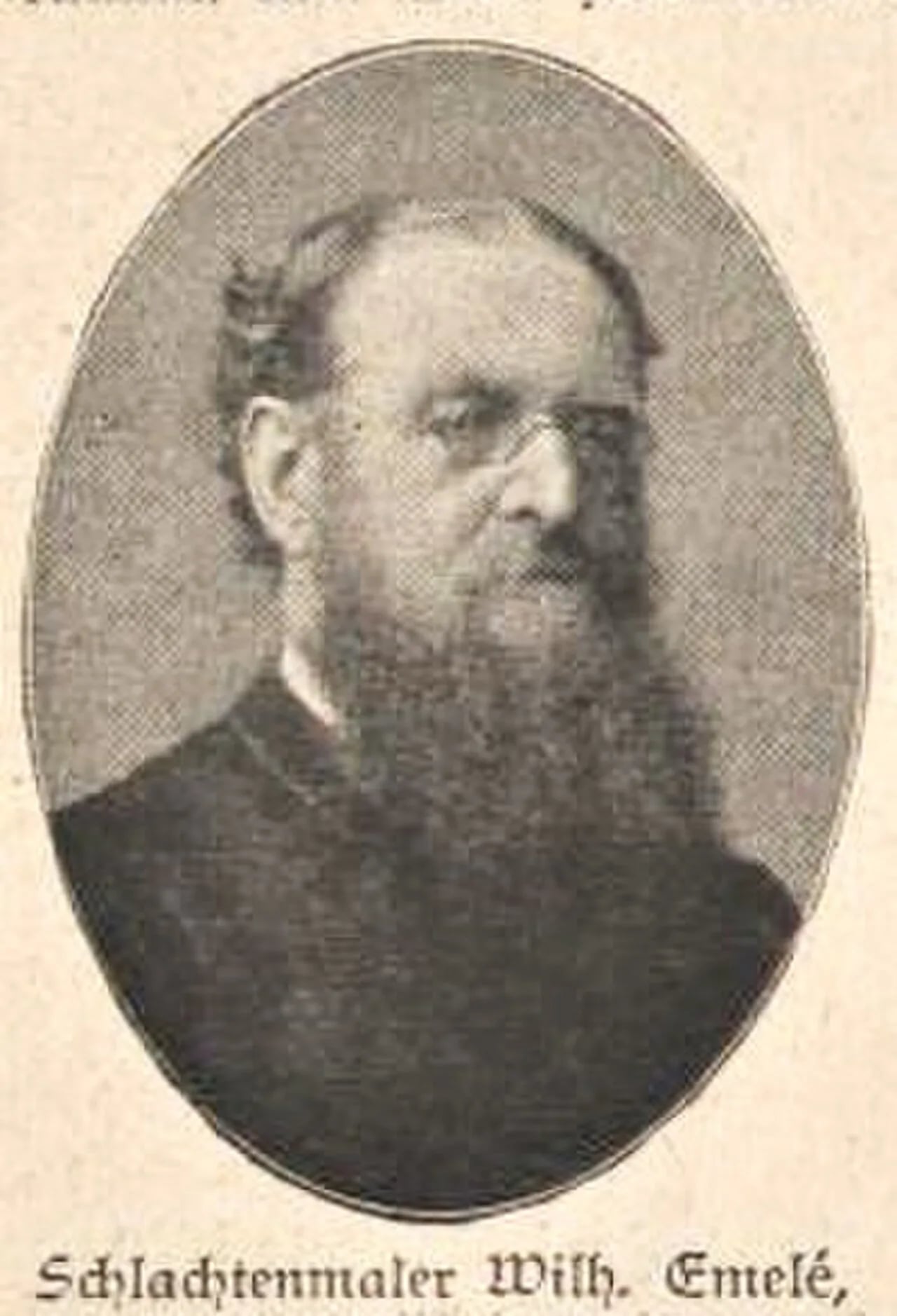 Porträt von Wilhelm Emelé (1830–1905) – Gedenkseite