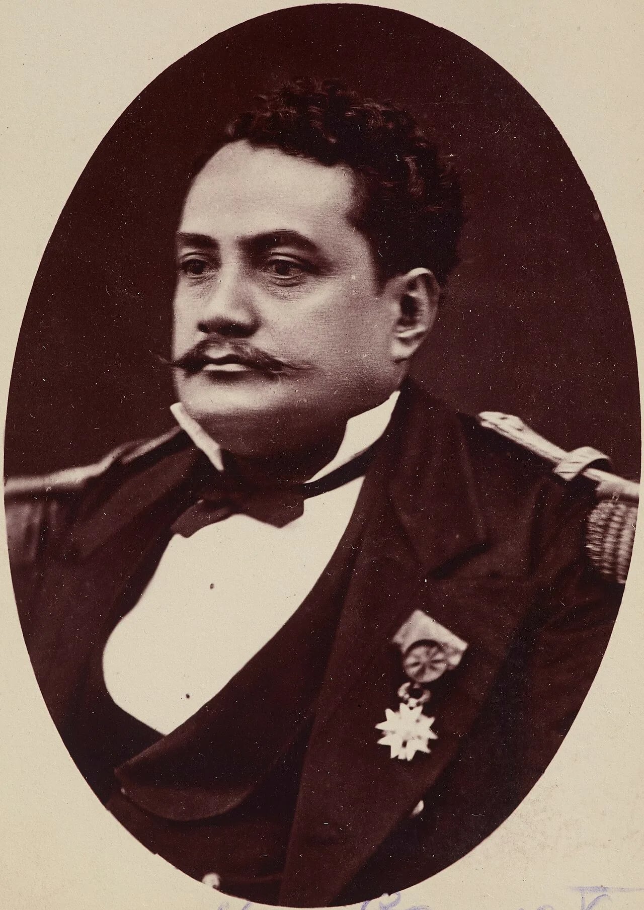 Portrait of Pomaré V. (1839–1891) – memorial page
