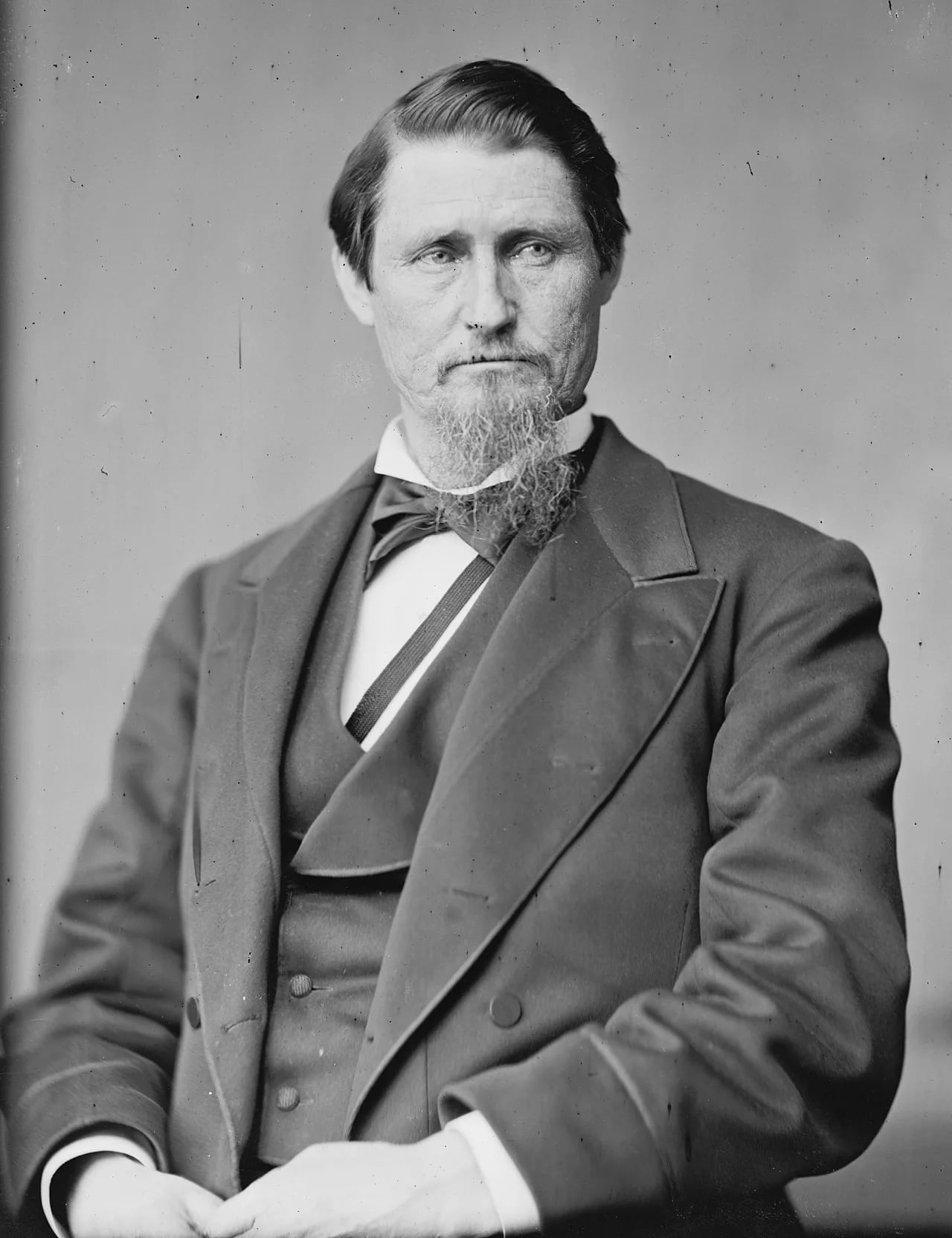 Portrait of James W. Throckmorton (1825–1894) – memorial page