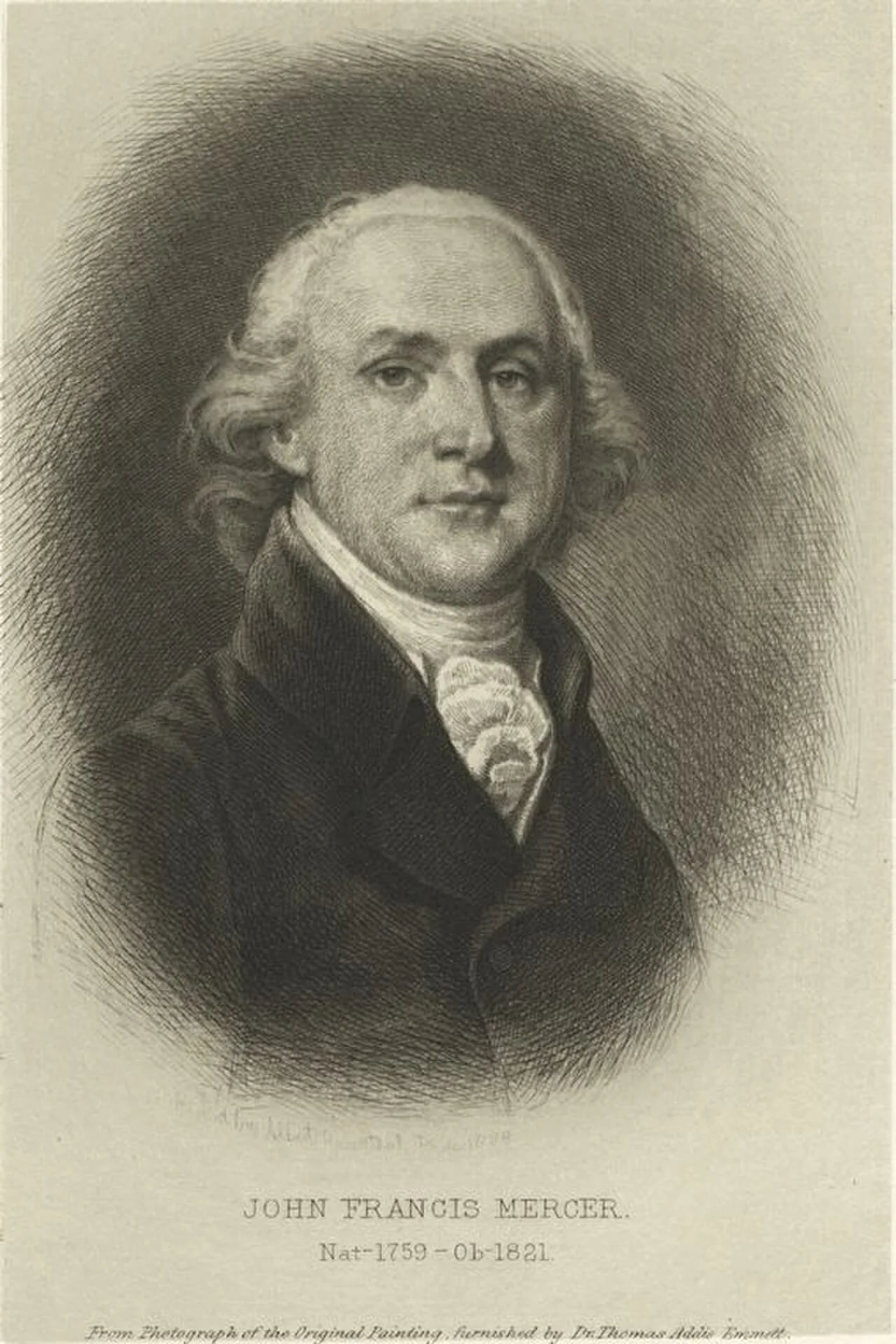 Porträt von John Francis Mercer (1759–1821) – Gedenkseite