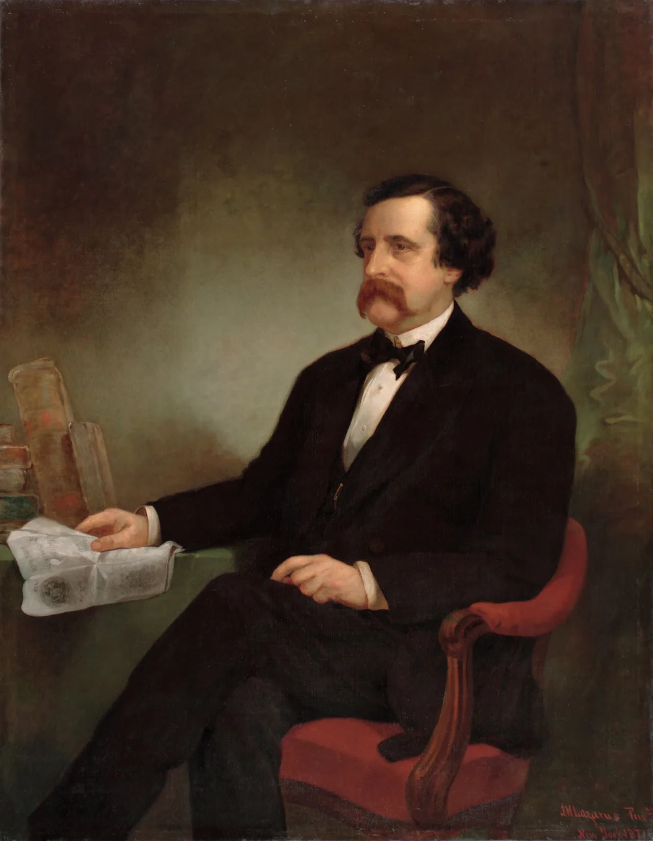 Porträt von John Thompson Hoffman (1828–1888) – Gedenkseite
