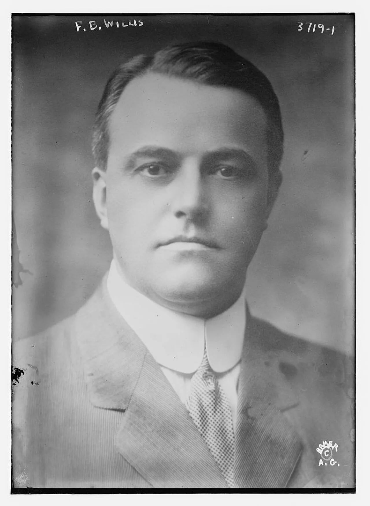 Portrait of Frank B. Willis (1871–1928) – memorial page
