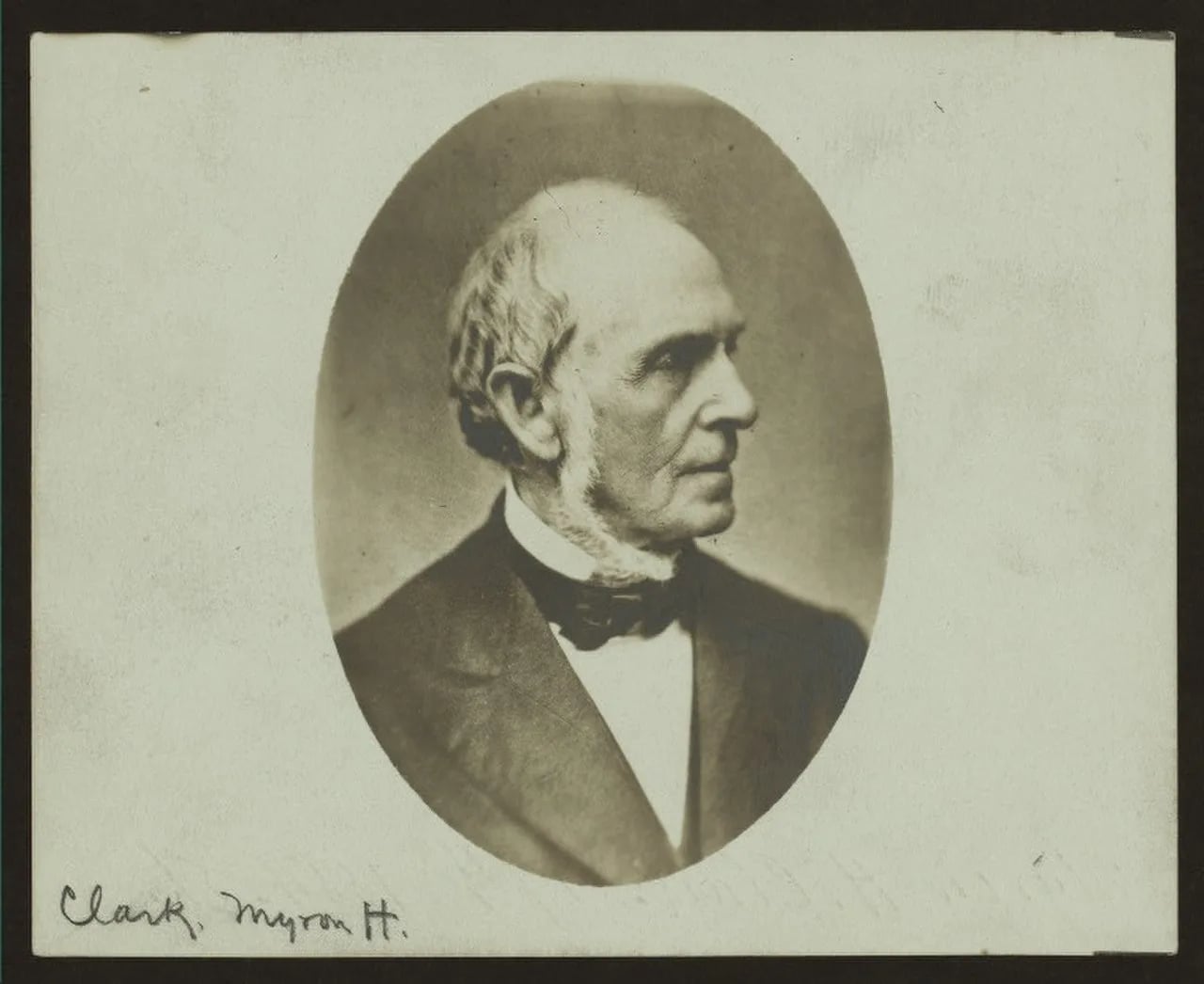 Porträt von Myron H. Clark (1806–1892) – Gedenkseite