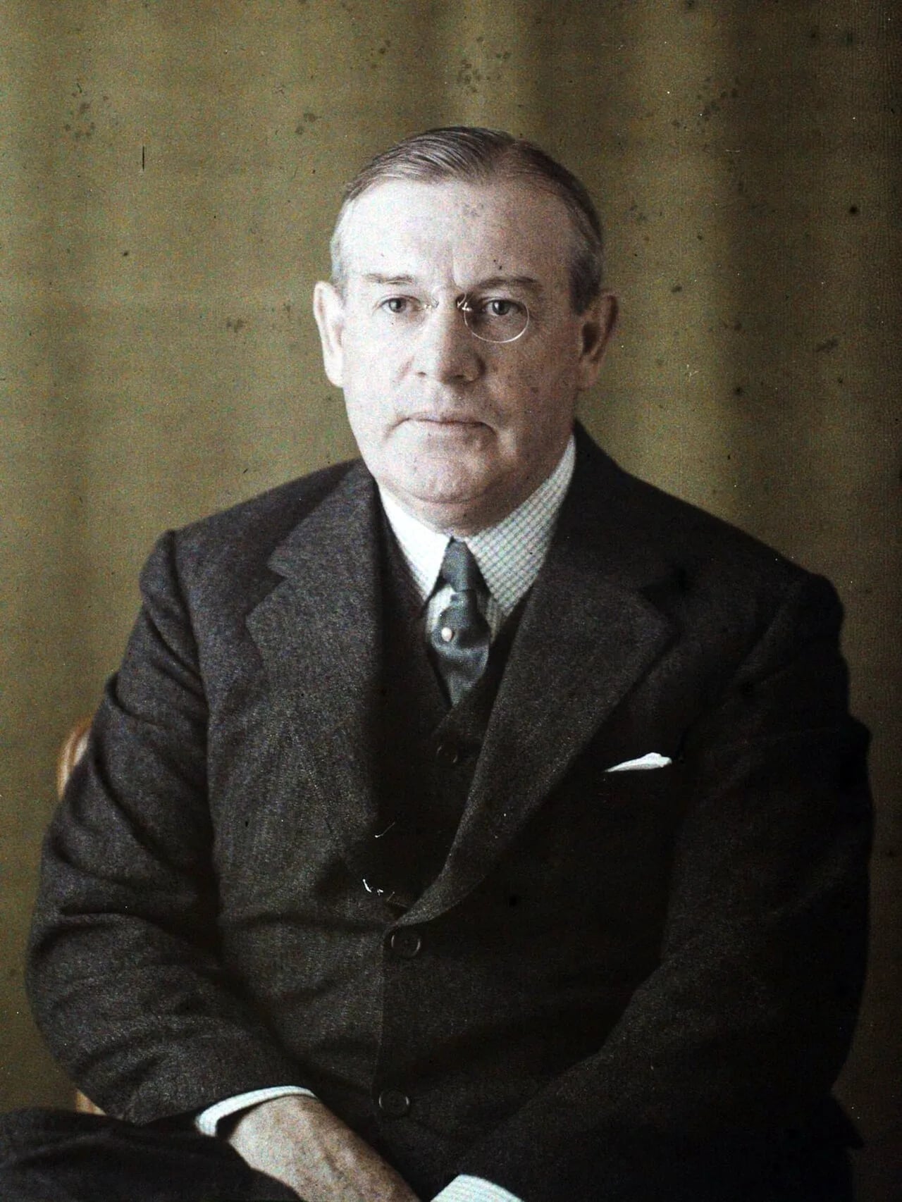 Porträt von Walter Evans Edge (1873–1956) – Gedenkseite