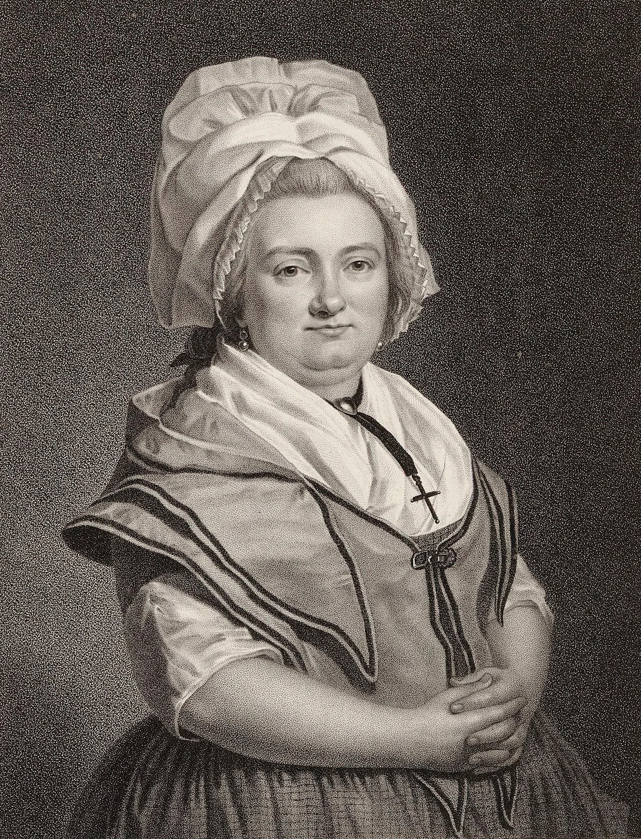 Porträt von Madame Gonthier (1747–1829) – Gedenkseite