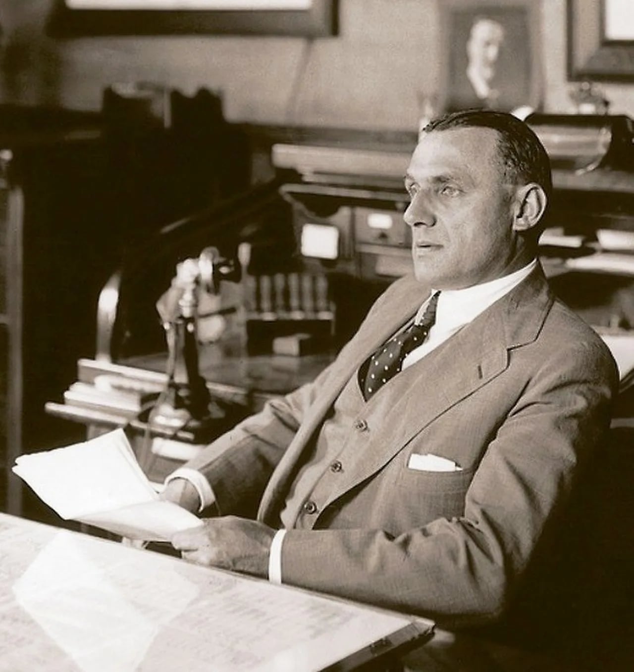 Portrait of Walter Kohler senior (1875–1940) – memorial page