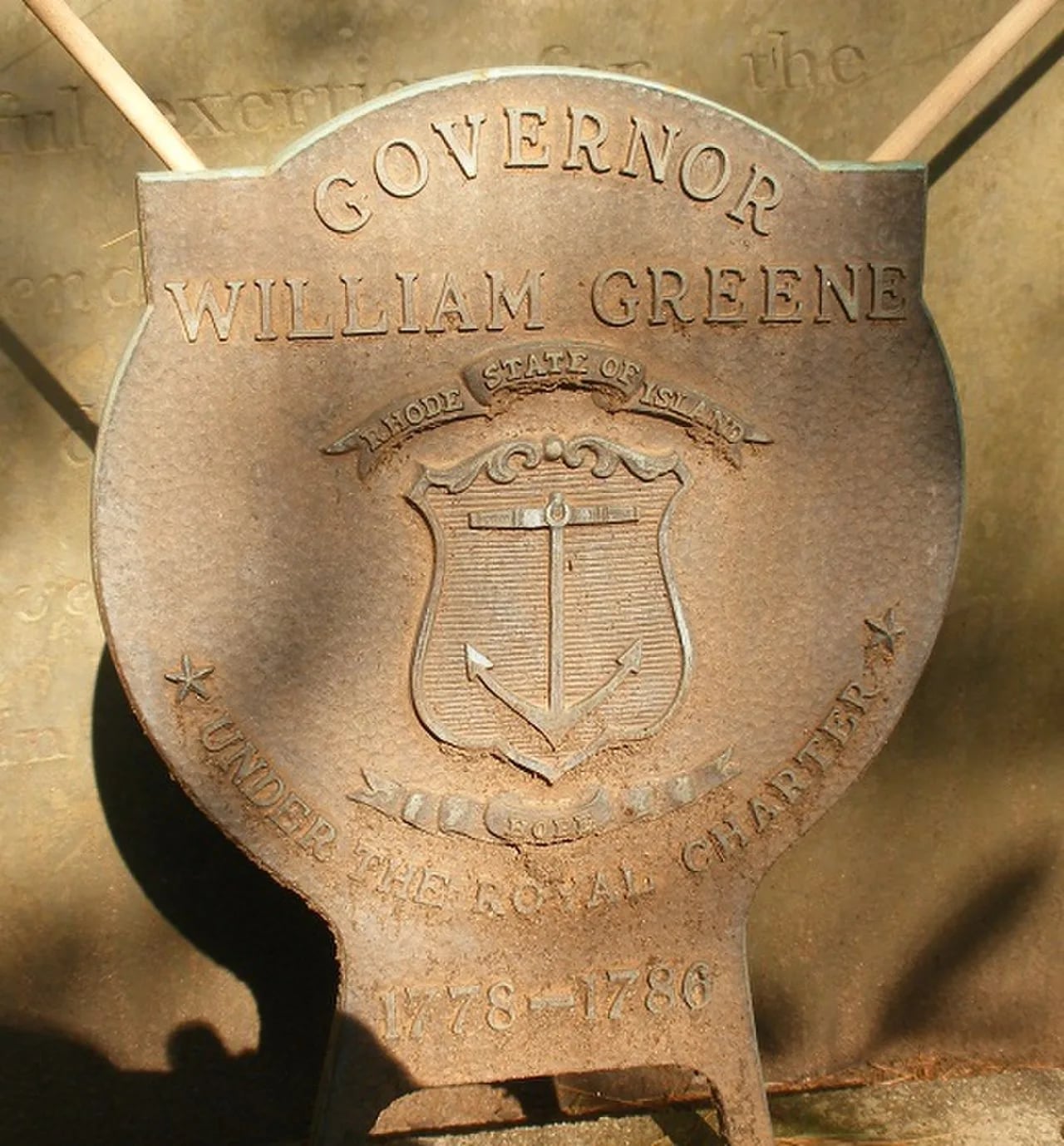Porträt von William Greene (1731–1809) – Gedenkseite