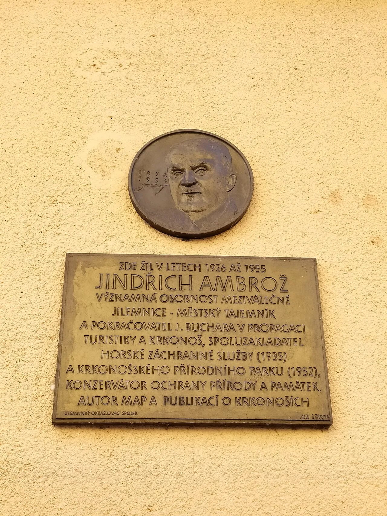 Portrait of Jindřich Ambrož (1878–1955) – memorial page