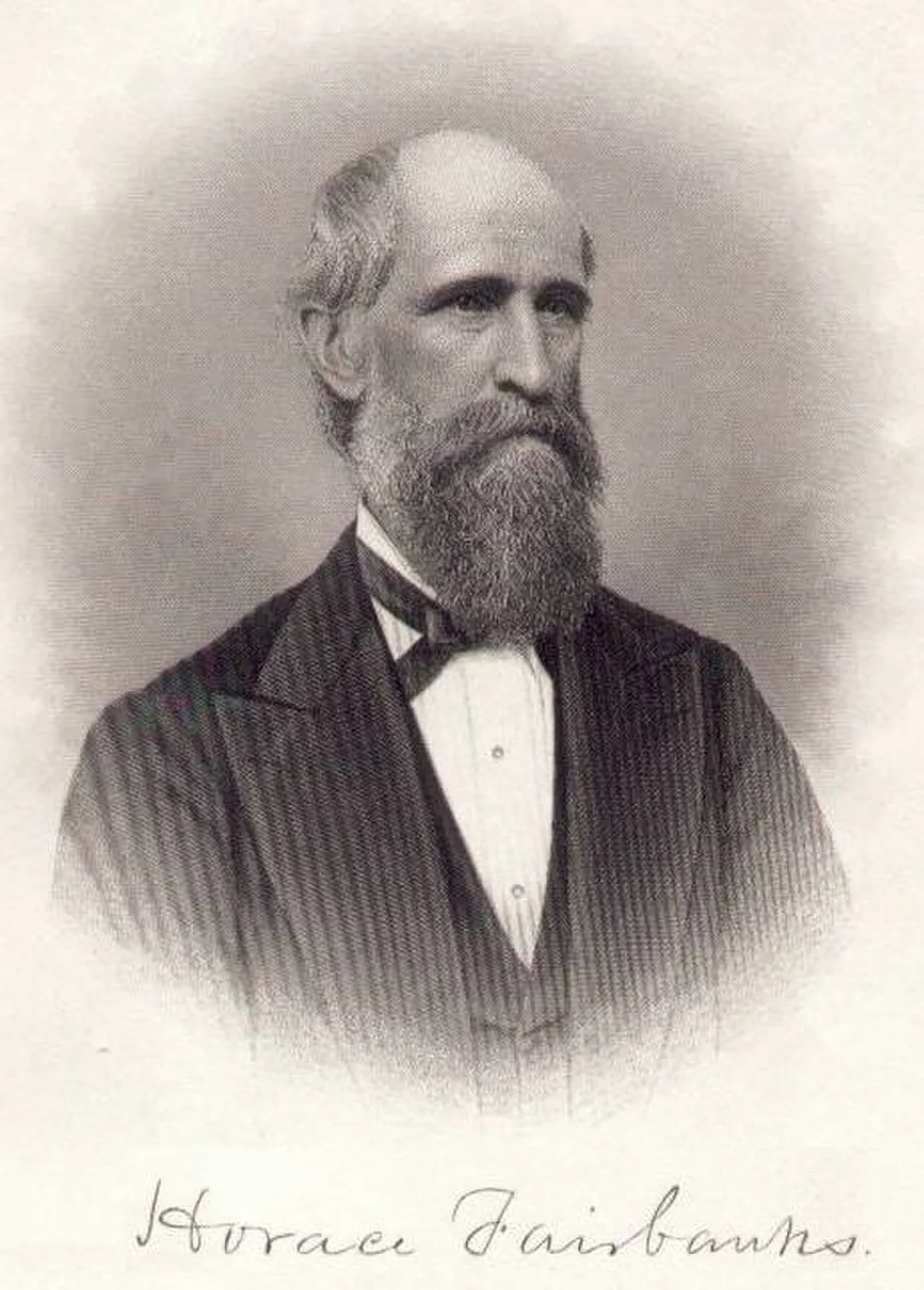 Porträt von Horace Fairbanks (1820–1888) – Gedenkseite