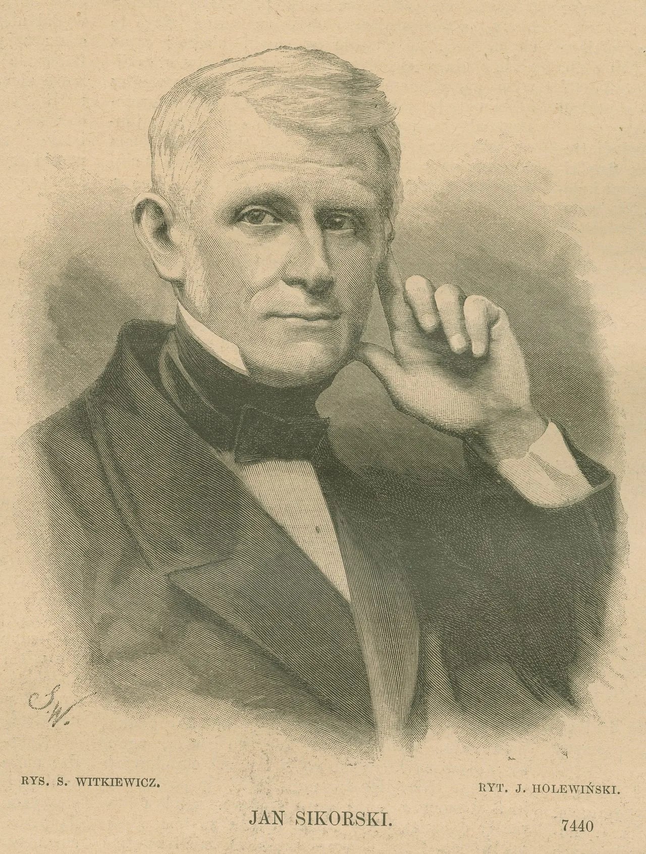 Portrait of Jan Sikorski (1805–1887) – memorial page