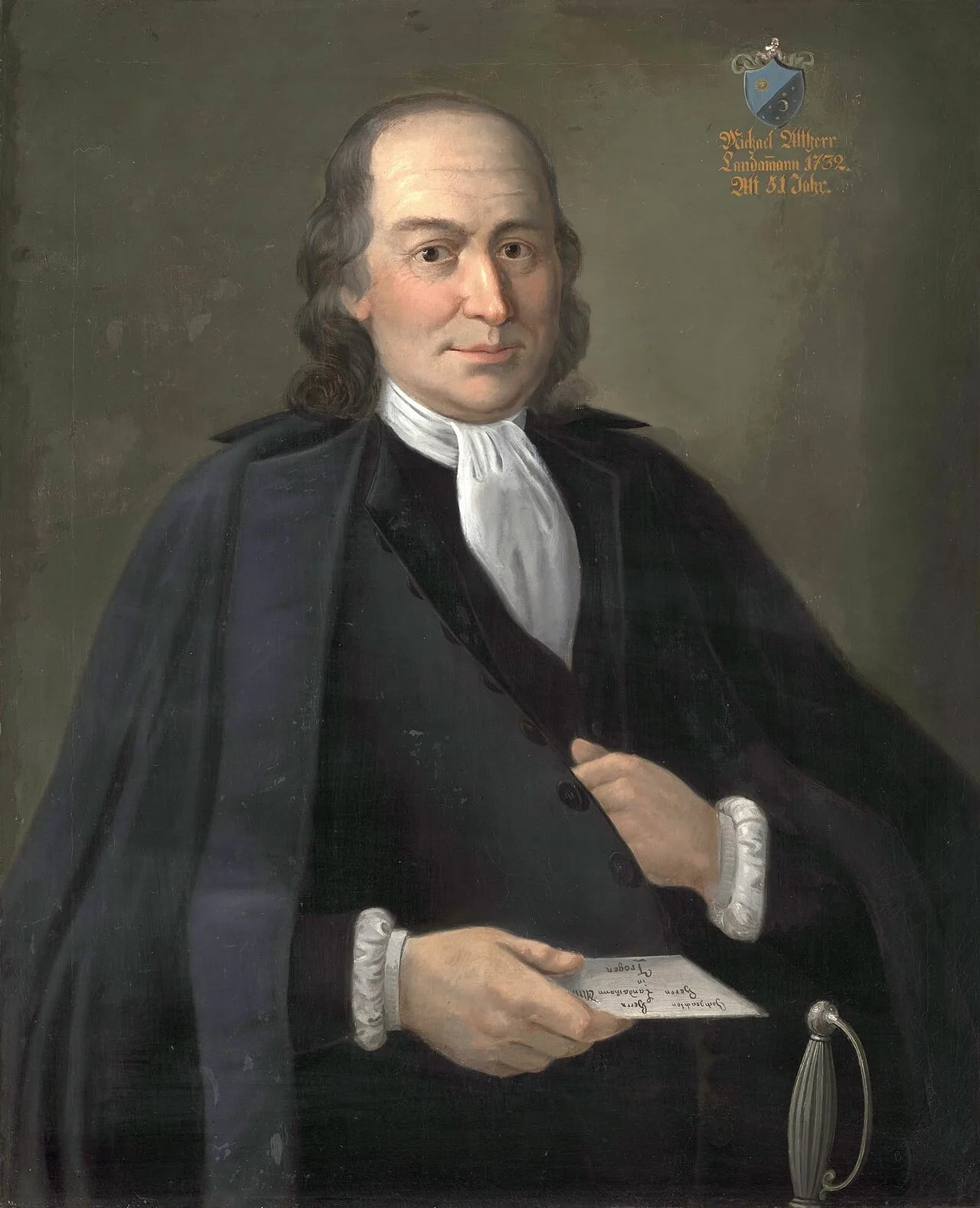 Porträt von Michael Altherr (1681–1735) – Gedenkseite