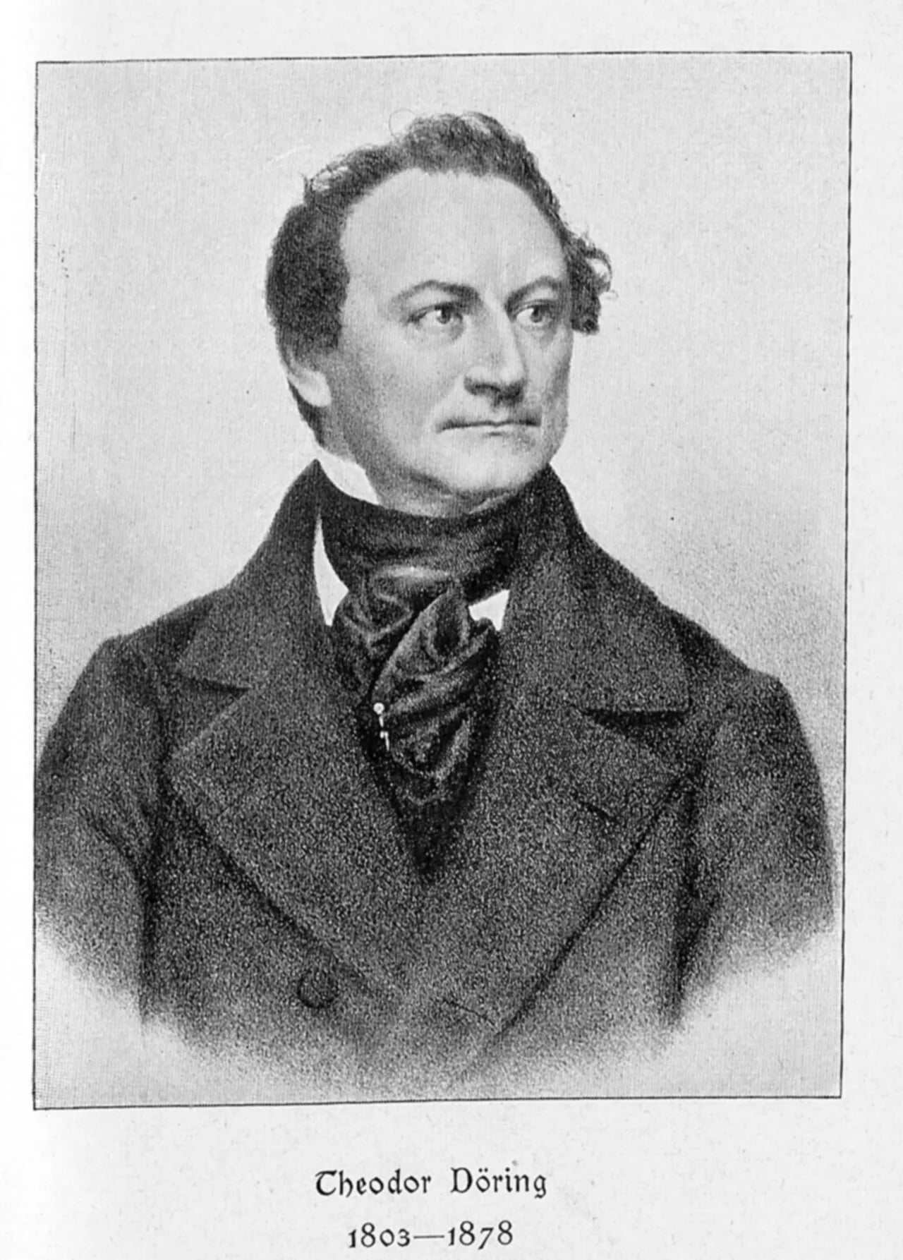 Portrait of Theodor Döring (1803–1878) – memorial page