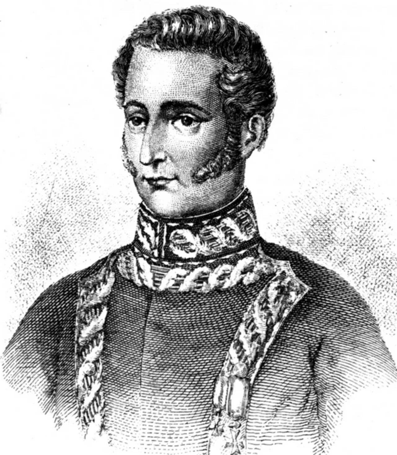 Porträt von José Bernardo de Tagle Portocarrero (1779–1825) – Gedenkseite