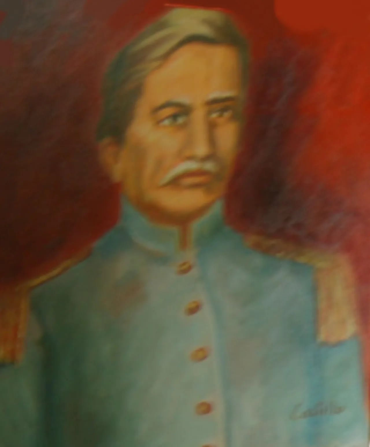 Porträt von Francisco Ferrera (1794–1851) – Gedenkseite