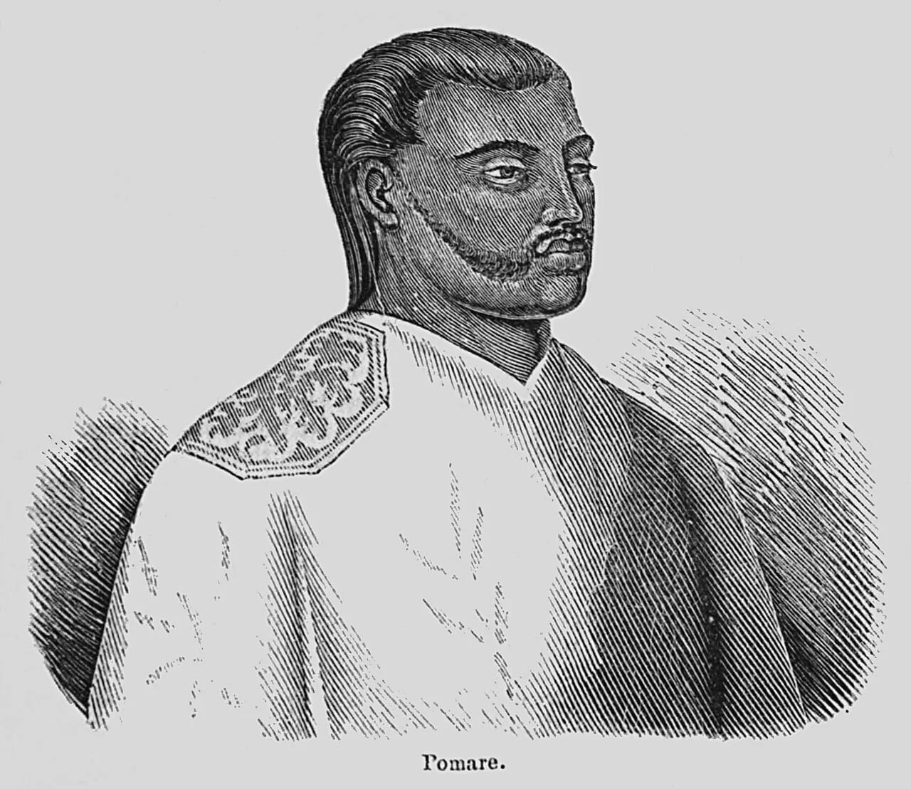 Portrait of Pomaré II. (1782–1821) – memorial page