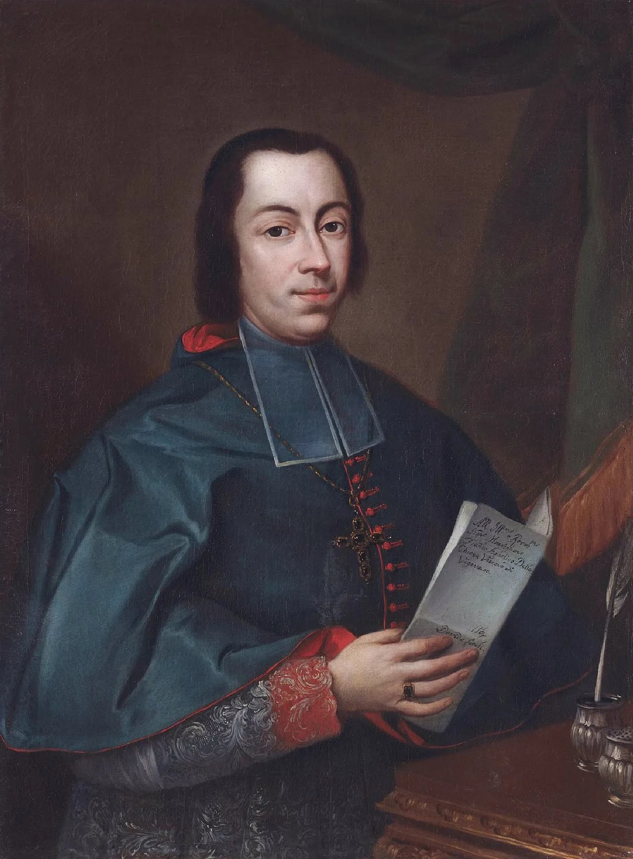 Porträt von Francesco Agostino della Chiesa (1717–1755) – Gedenkseite
