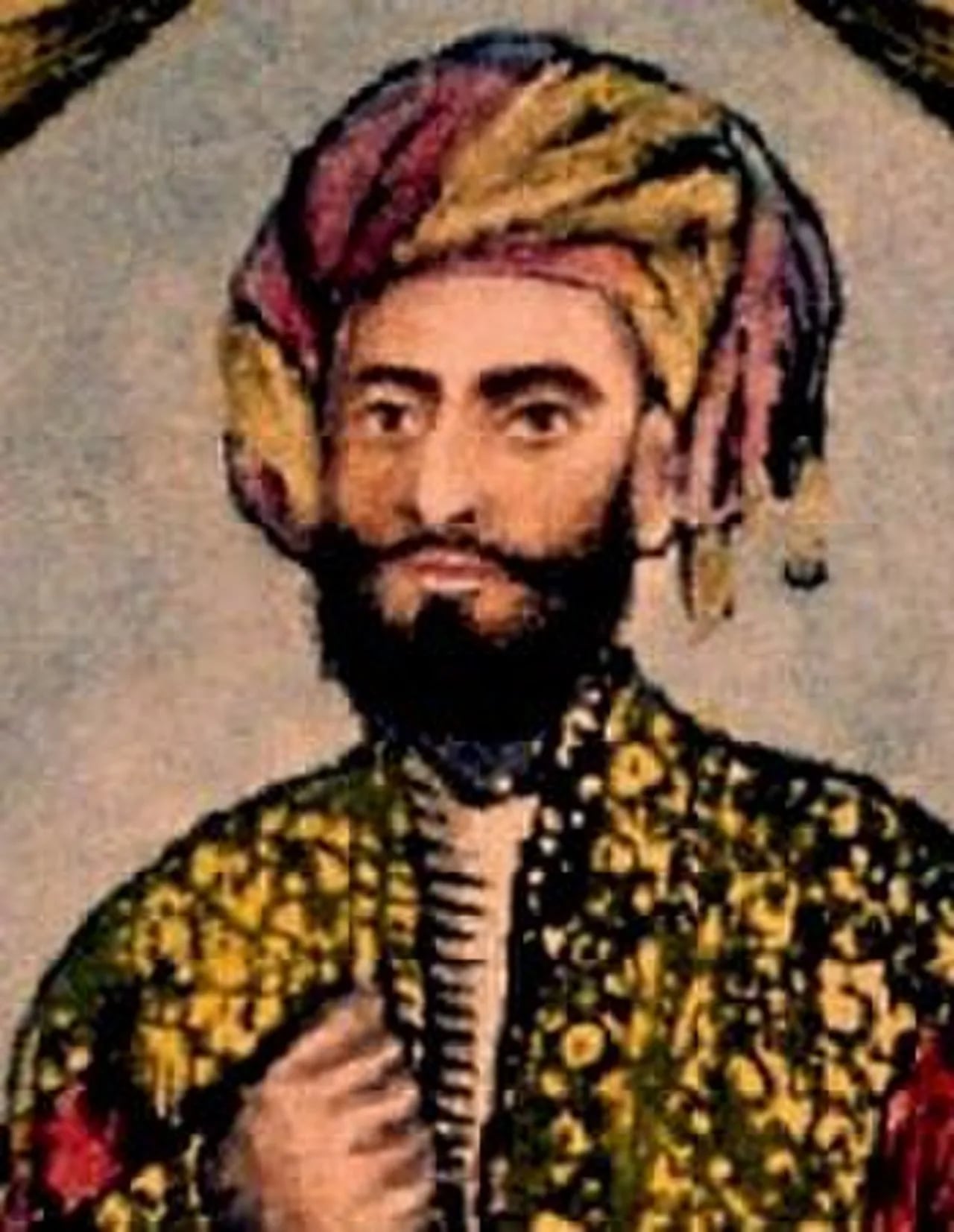 Porträt von Thuwaini ibn Said (1820–1866) – Gedenkseite