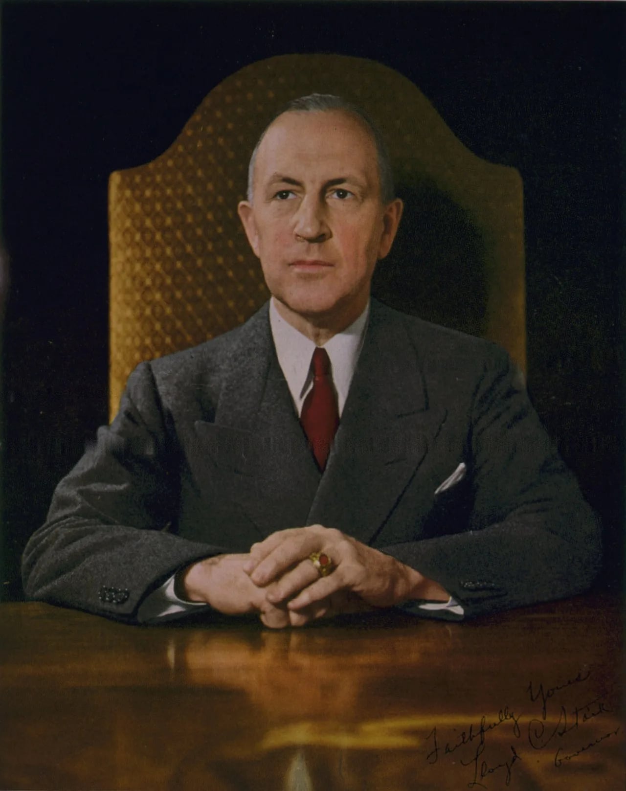 Porträt von Lloyd C. Stark (1886–1972) – Gedenkseite