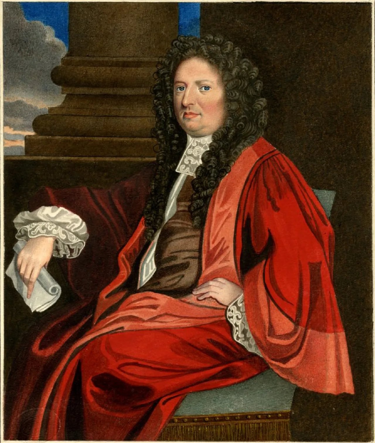 Portrait of Robert Plot (1640–1696) – memorial page