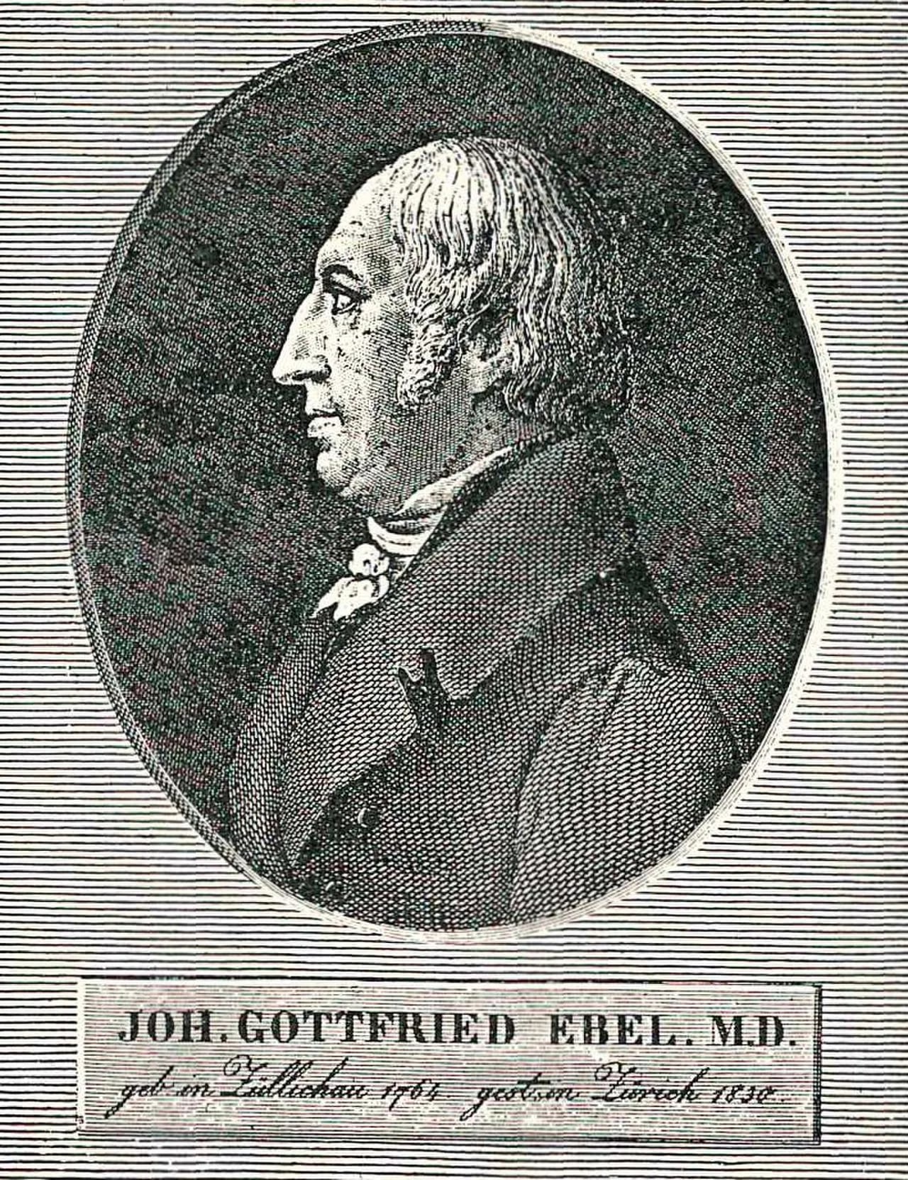 Portrait of Johann Gottfried Ebel (1764–1830) – memorial page