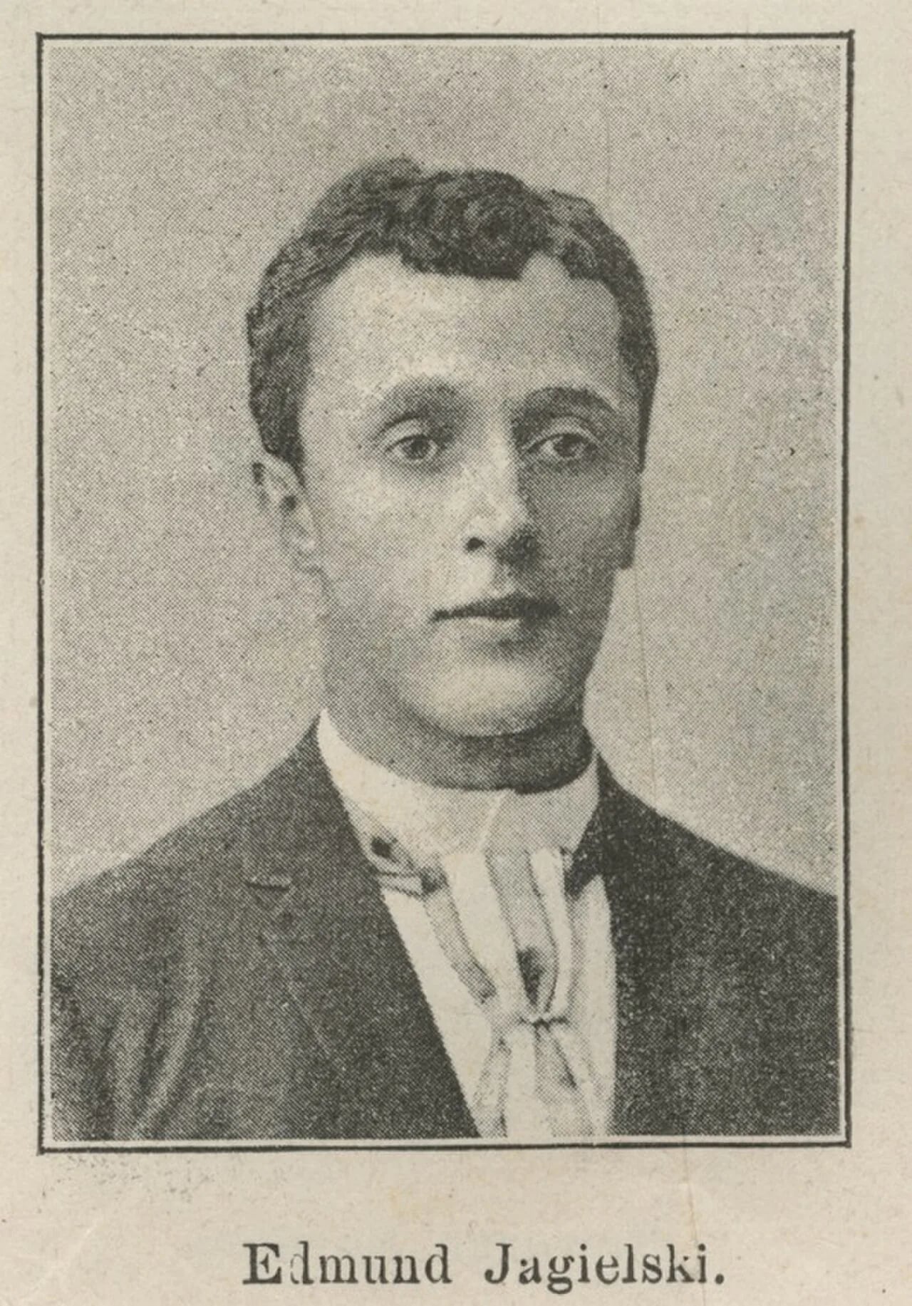 Porträt von Edmund Klemens Jagielski (1863–1936) – Gedenkseite