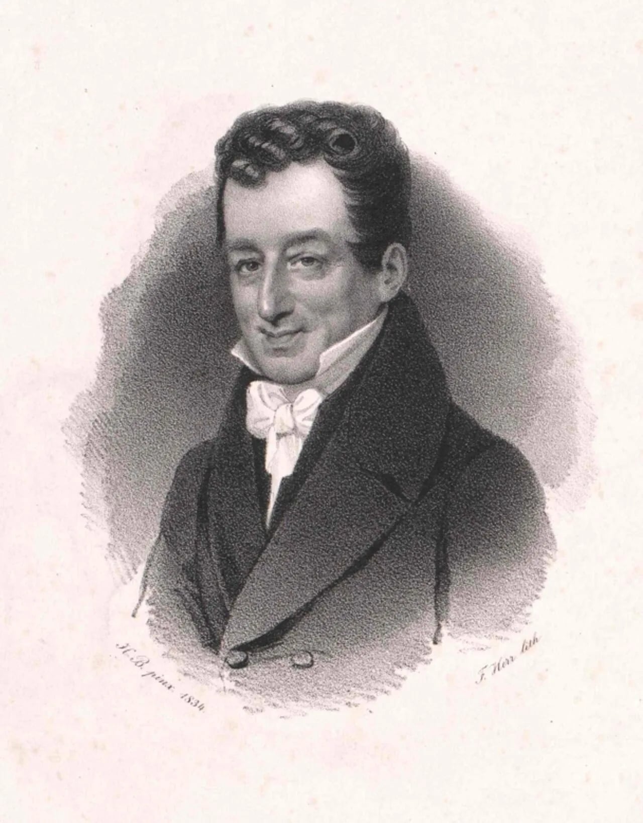 Porträt von Joseph von Henikstein (1768–1838) – Gedenkseite