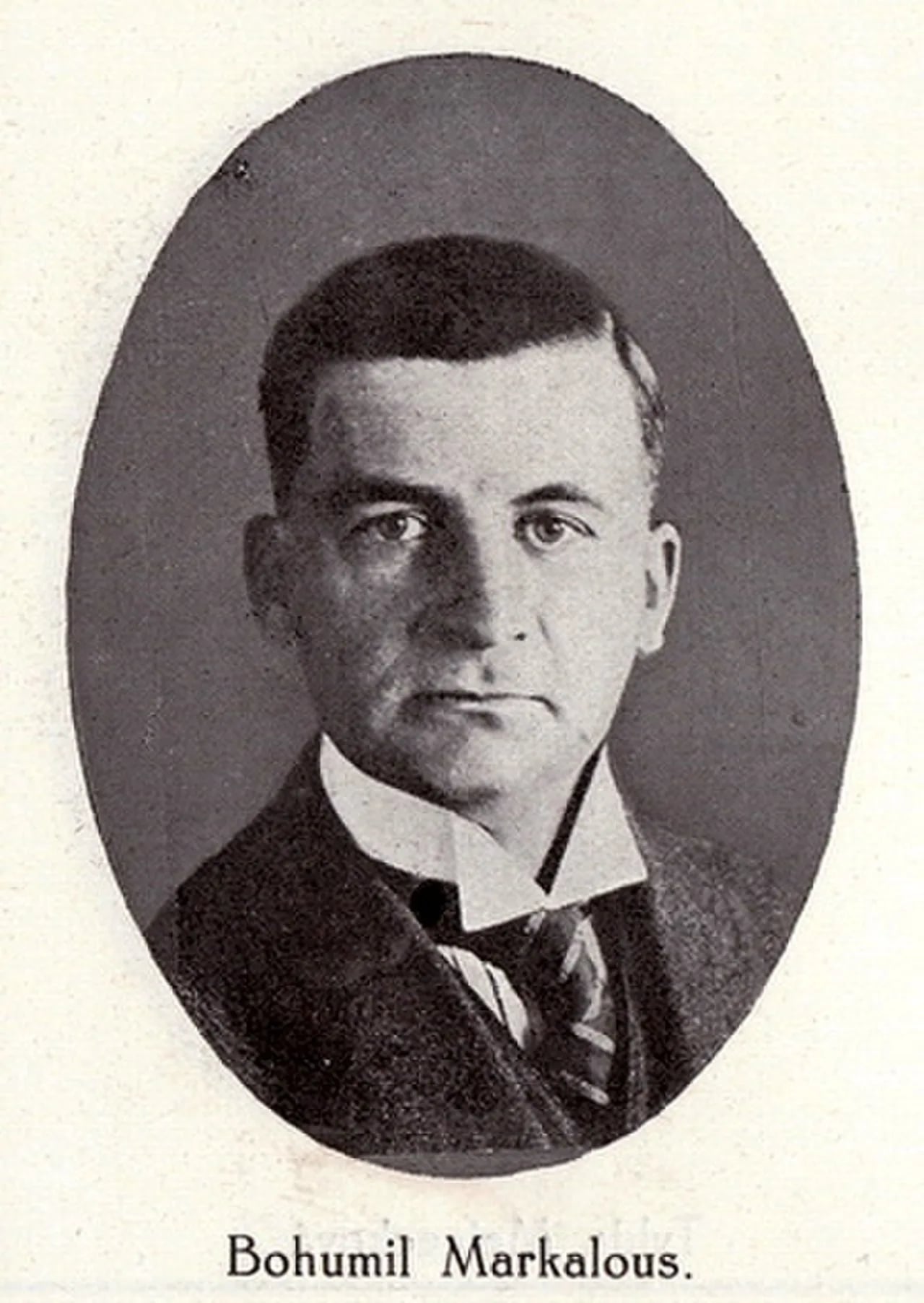 Portrait of Bohumil Markalous (1882–1952) – memorial page