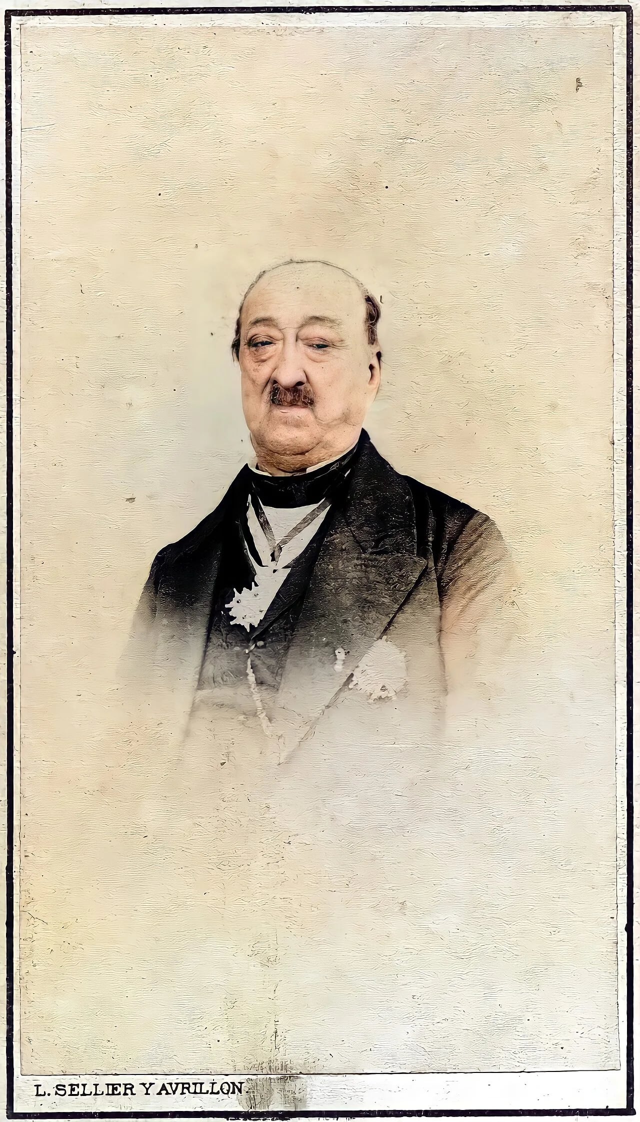 Porträt von José María Bermúdez de Castro y Pardo (1799–1878) – Gedenkseite
