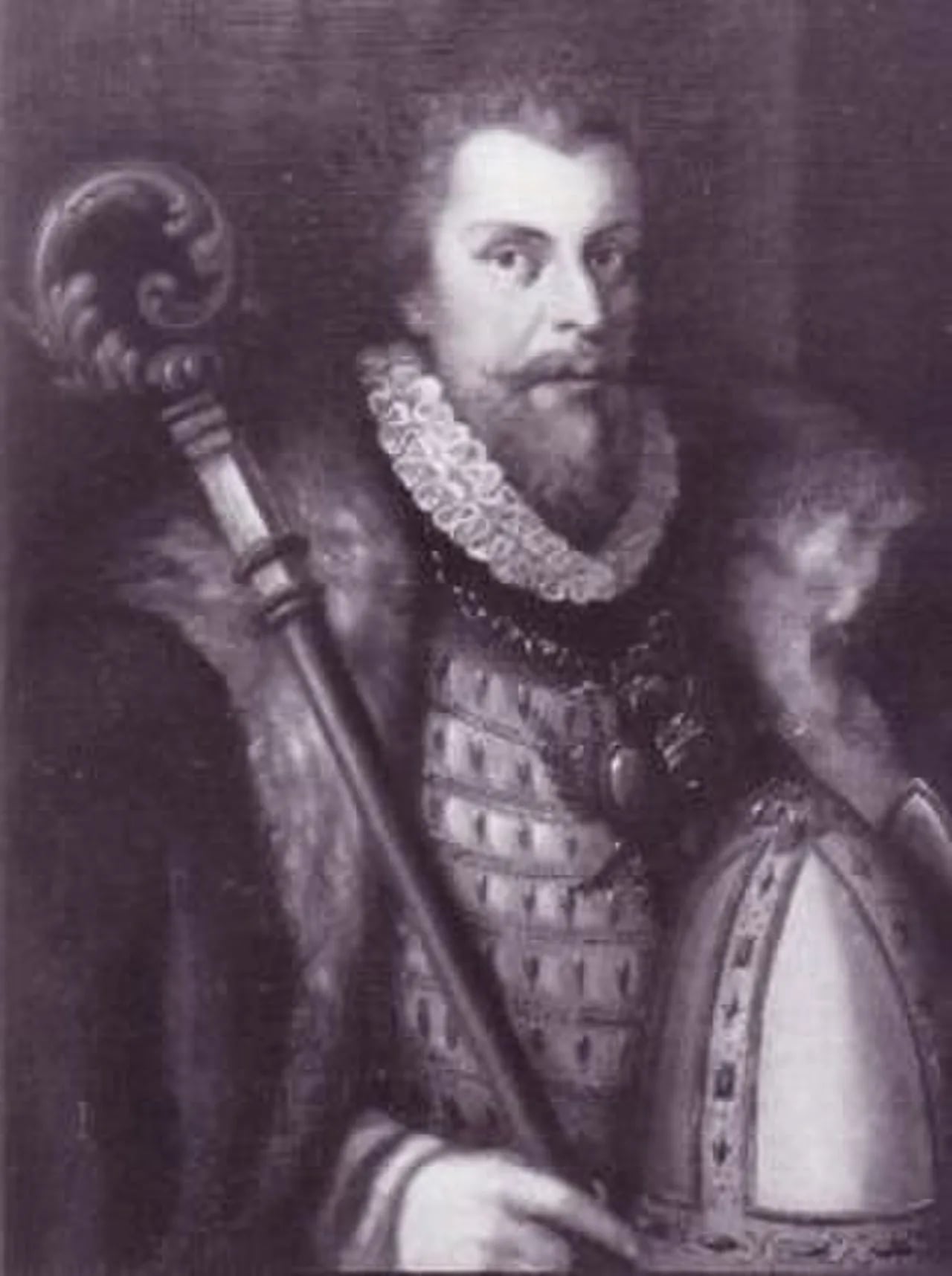 Porträt von Heinrich von Sachsen-Lauenburg (1550–1585) – Gedenkseite