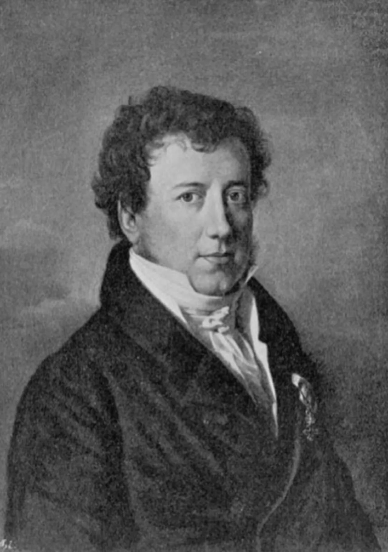 Porträt von Matthäus von Collin (1779–1824) – Gedenkseite
