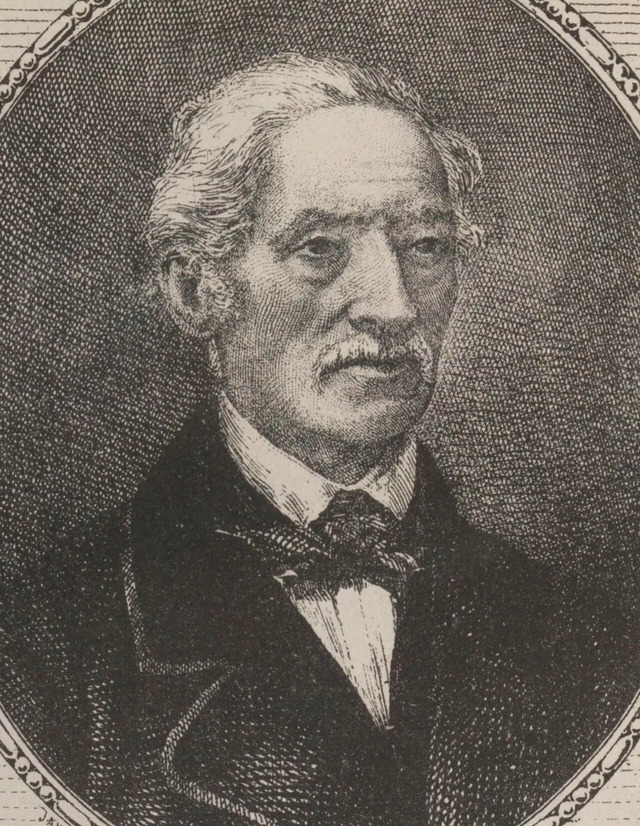 Porträt von Victor Caussinus (1806–1900) – Gedenkseite