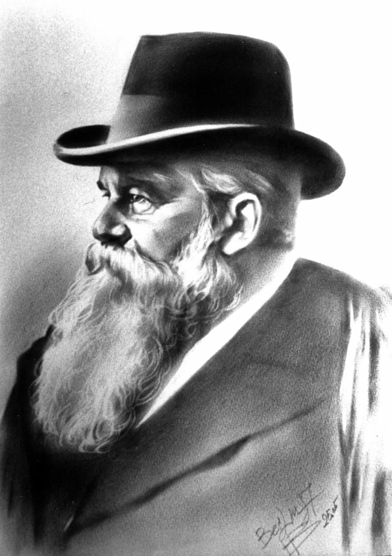Porträt von Ludwig Brunow (1843–1913) – Gedenkseite