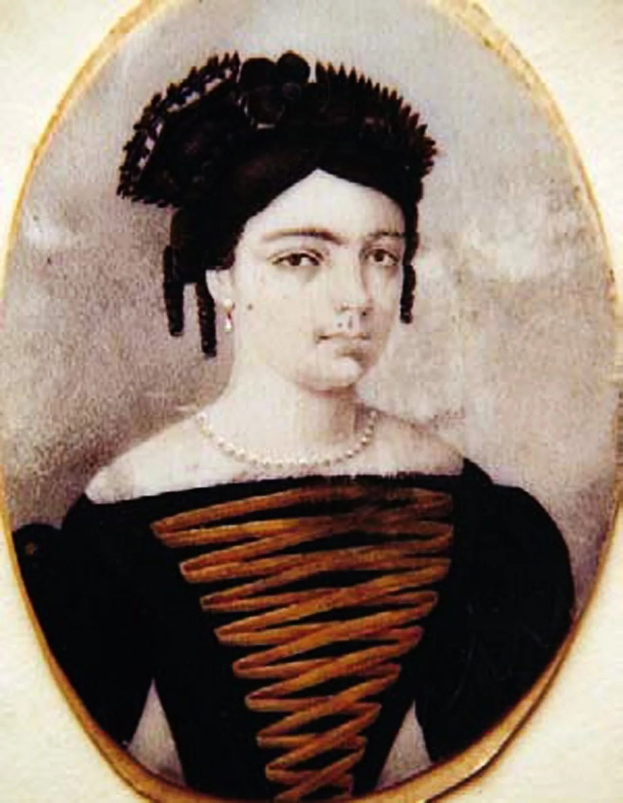 Porträt von Francisca Zubiaga y Bernales (1803–1835) – Gedenkseite