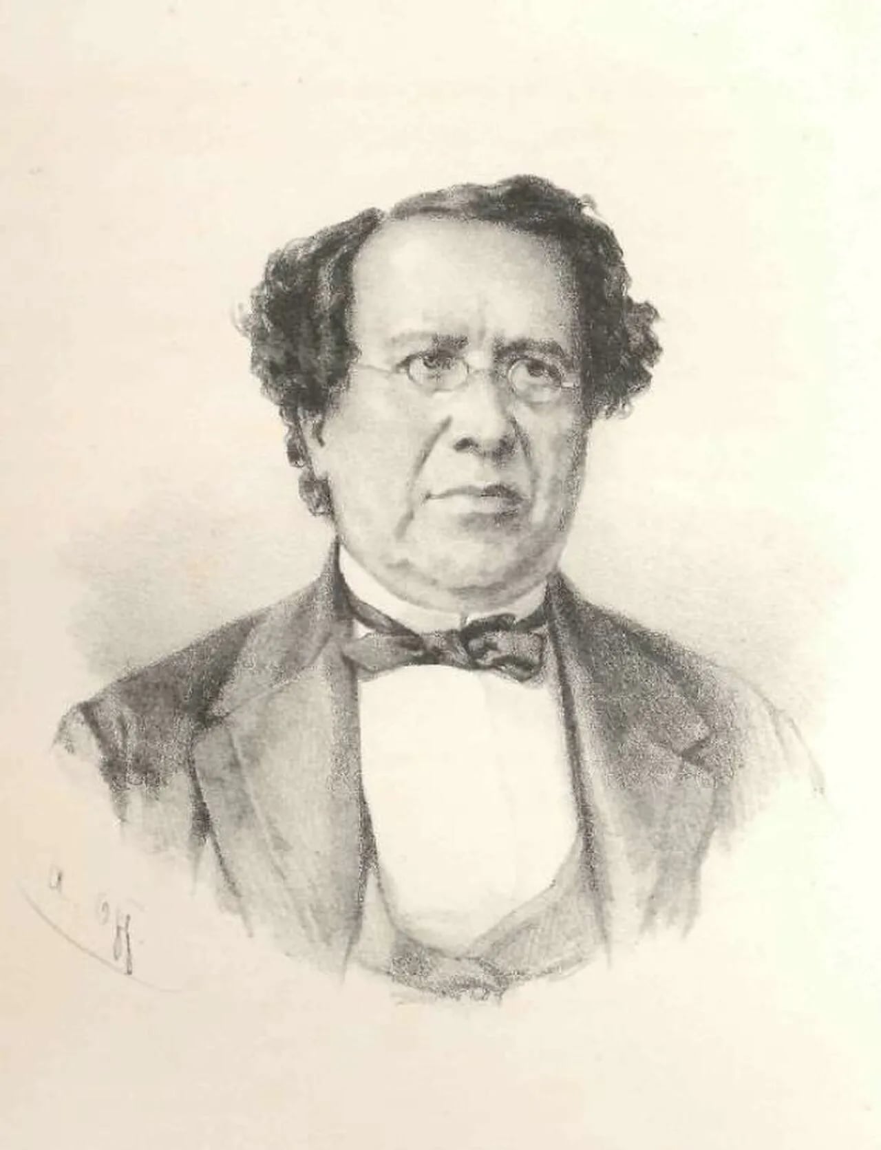 Porträt von Francisco de Sales Torres Homem, Viscount of Inhomirim (1812–1876) – Gedenkseite