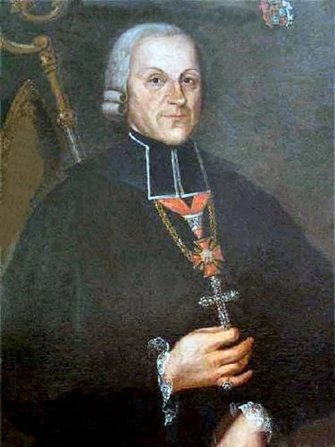 Porträt von Johann Mathias Butz von Rolsberg (1712–1803) – Gedenkseite
