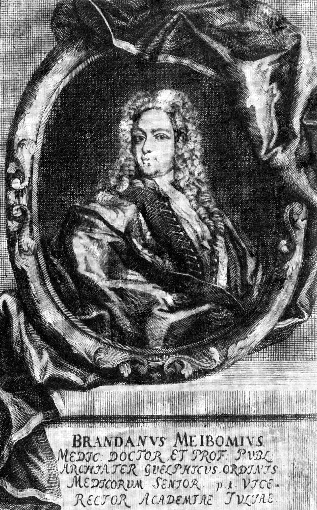 Portrait of Brandan Meibom (1678–1740) – memorial page